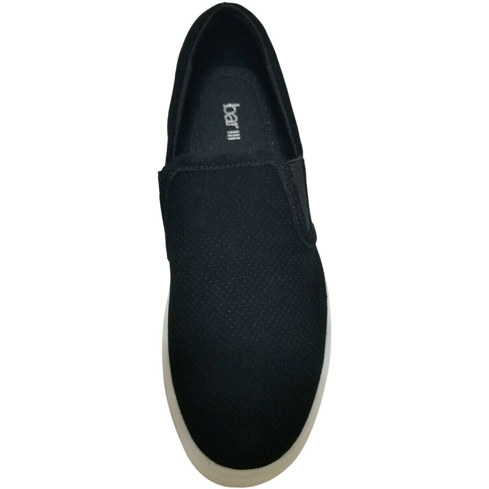 Bar III Bar III Mens Brant Slip-On Suede Sneakers Black Size US 11.5 / EU 44-45 - 6 Thumbnail