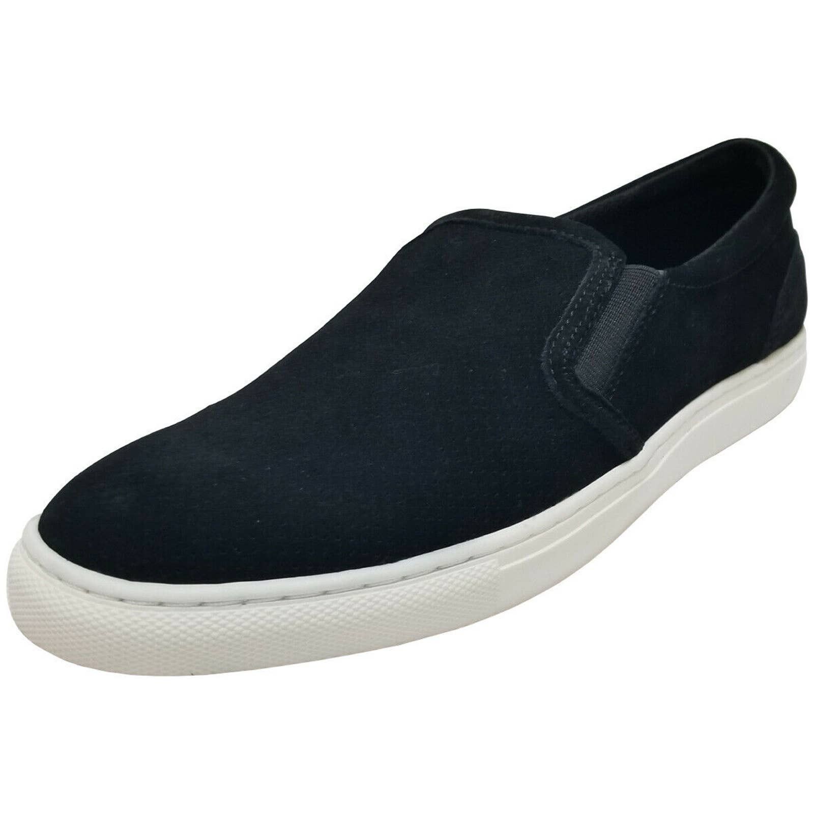 Bar III Bar III Mens Brant Slip-On Suede Sneakers Black Size US 11.5 / EU 44-45 - 1 Thumbnail