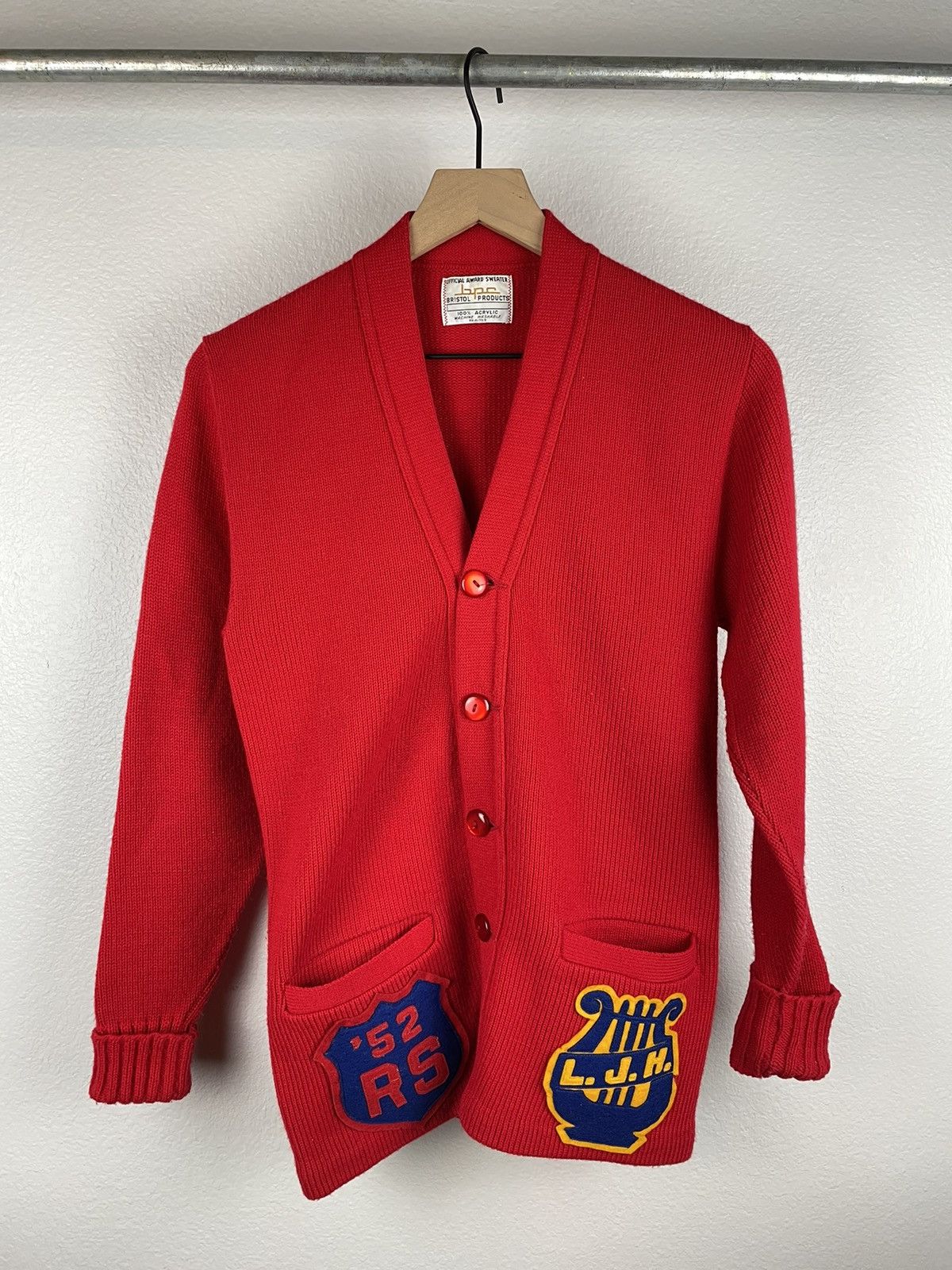 Vintage Vintage 50’s Saxon Cardigan Size US S / EU 44-46 / 1 - 1 Thumbnail