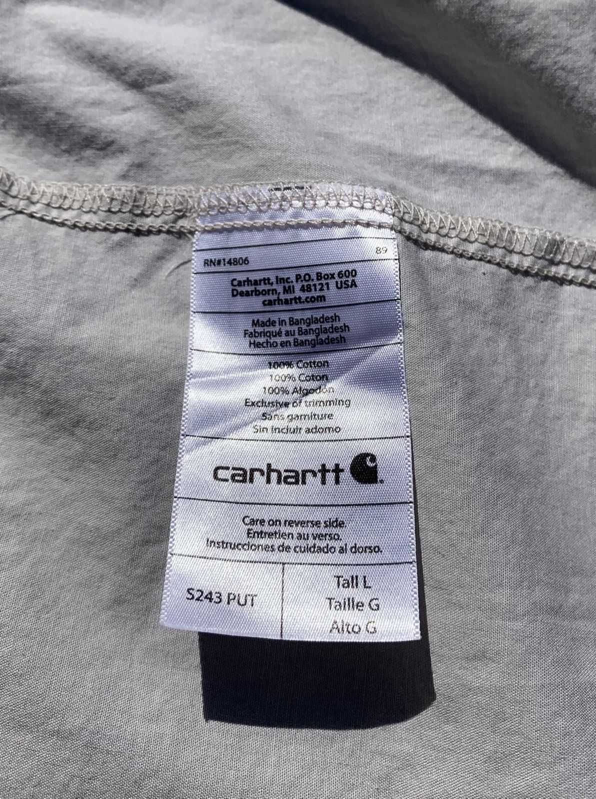 Carhartt Vintage Carhartt Buttun Up Shirt Size US L / EU 52-54 / 3 - 8 Thumbnail