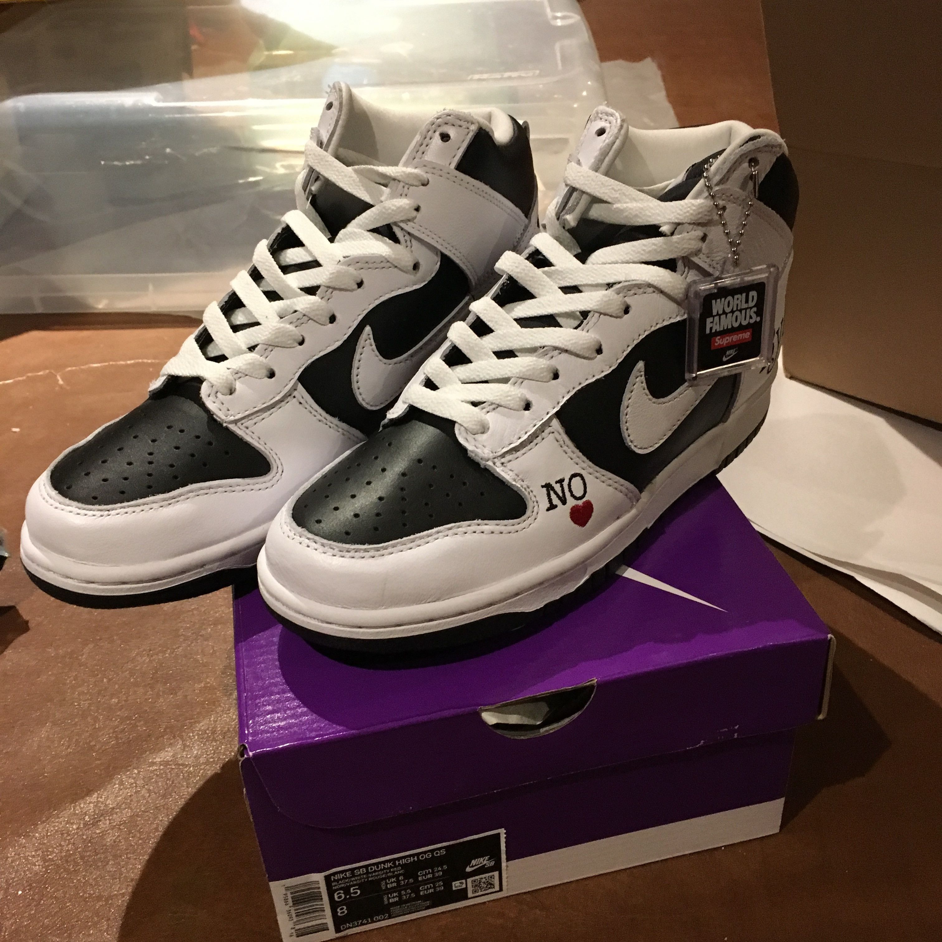 Nike × Supreme Supreme Nike SB Dunk High By Any Means Size US 6.5 / EU 39-40 - 2 Thumbnail