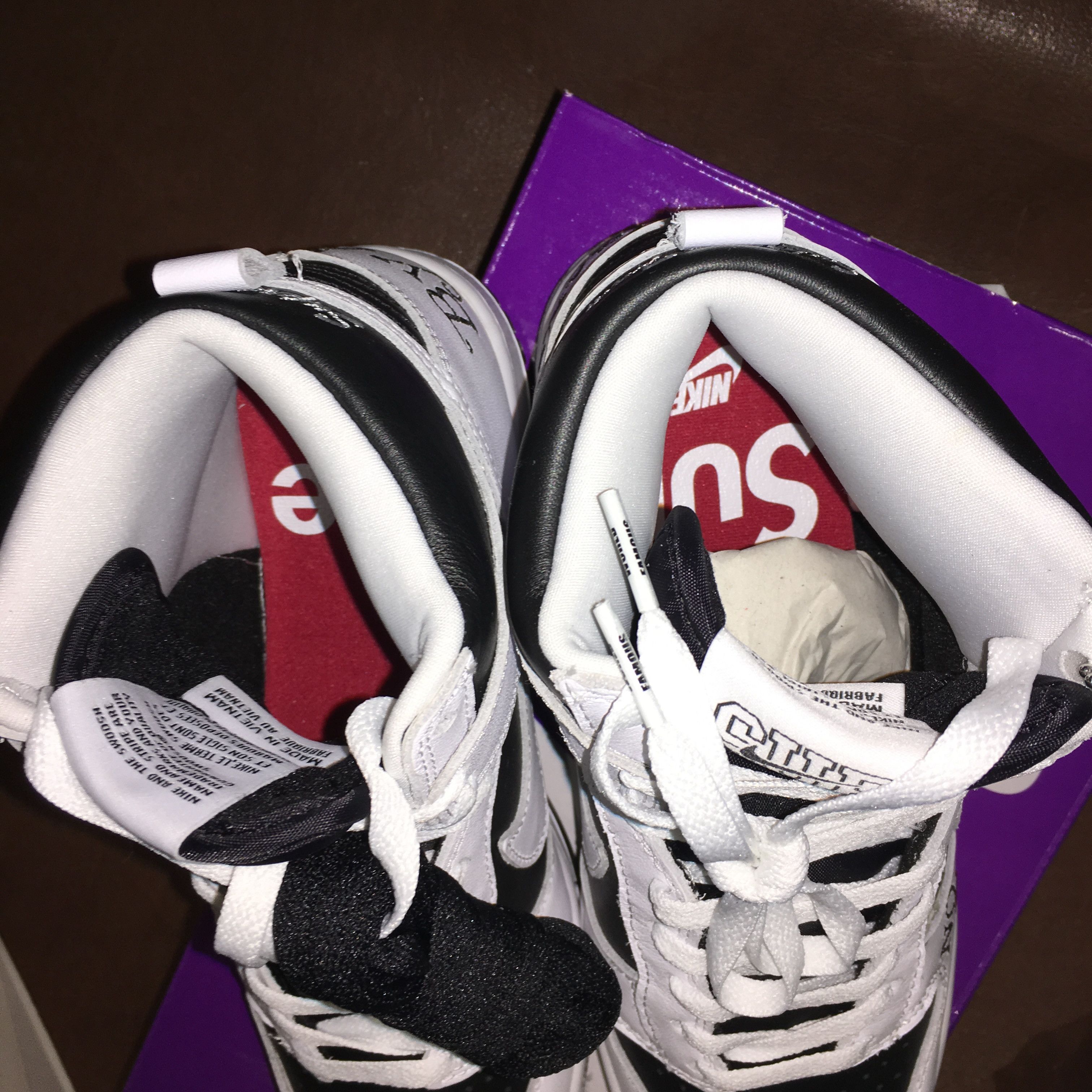 Nike × Supreme Supreme Nike SB Dunk High By Any Means Size US 6.5 / EU 39-40 - 5 Thumbnail