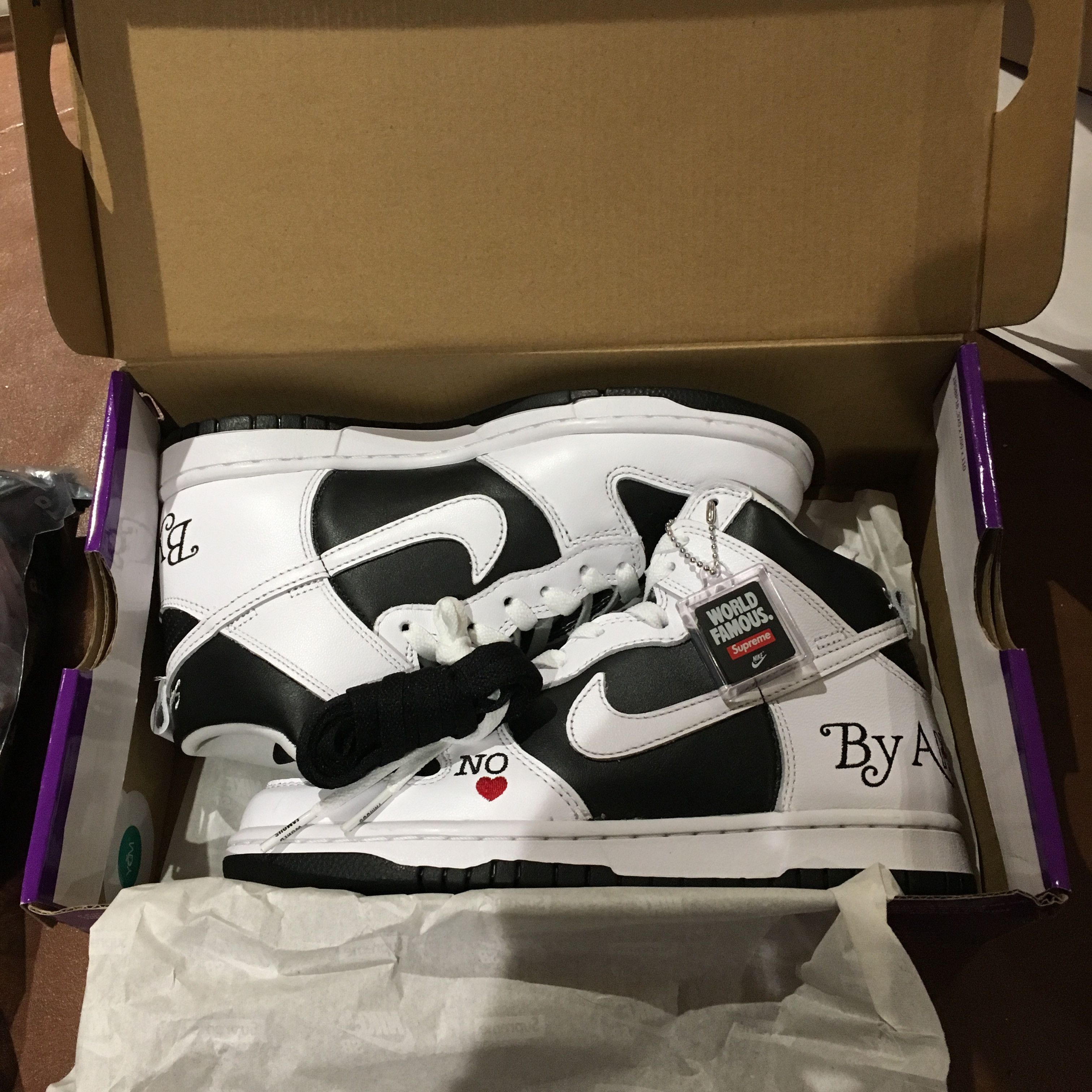 Nike × Supreme Supreme Nike SB Dunk High By Any Means Size US 6.5 / EU 39-40 - 1 Thumbnail