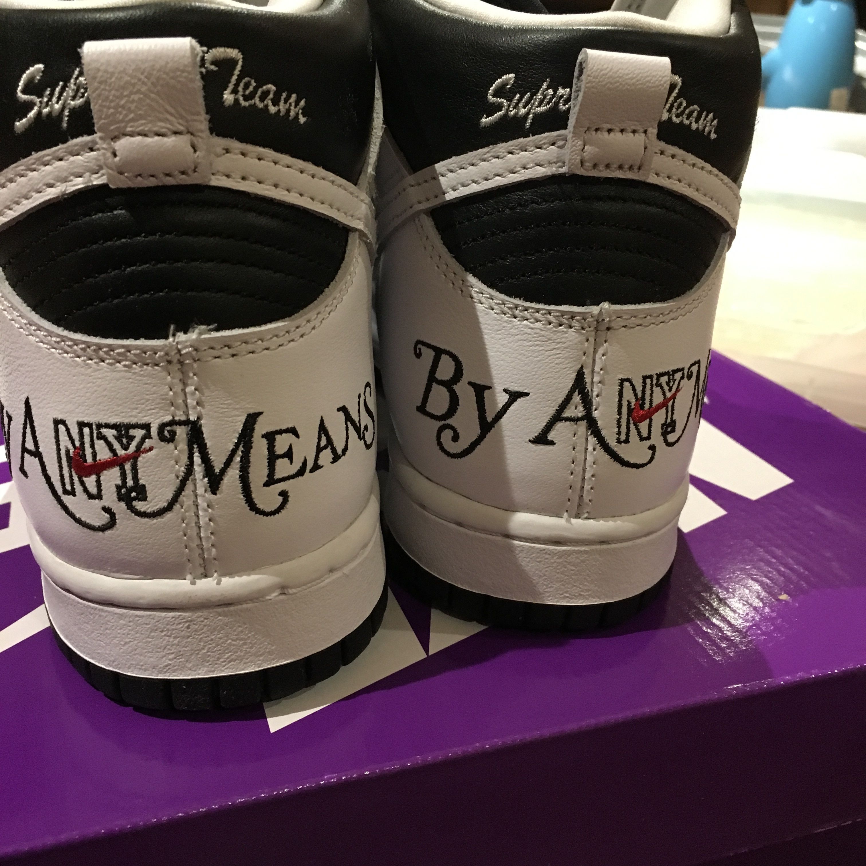 Nike × Supreme Supreme Nike SB Dunk High By Any Means Size US 6.5 / EU 39-40 - 3 Thumbnail