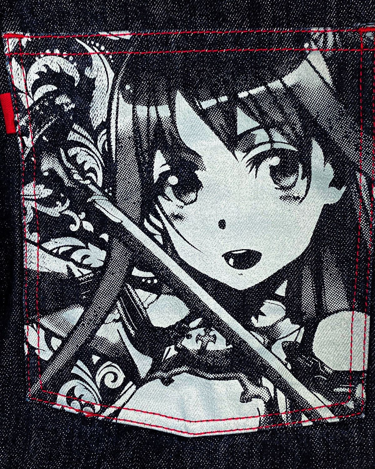 Beauty Beast Cospa "Knights of the Blood" Asuna Graphic Patch Denim Size US 29 - 6 Thumbnail