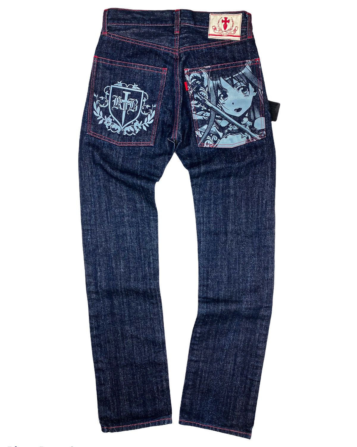 Beauty Beast Cospa "Knights of the Blood" Asuna Graphic Patch Denim Size US 29 - 2 Thumbnail