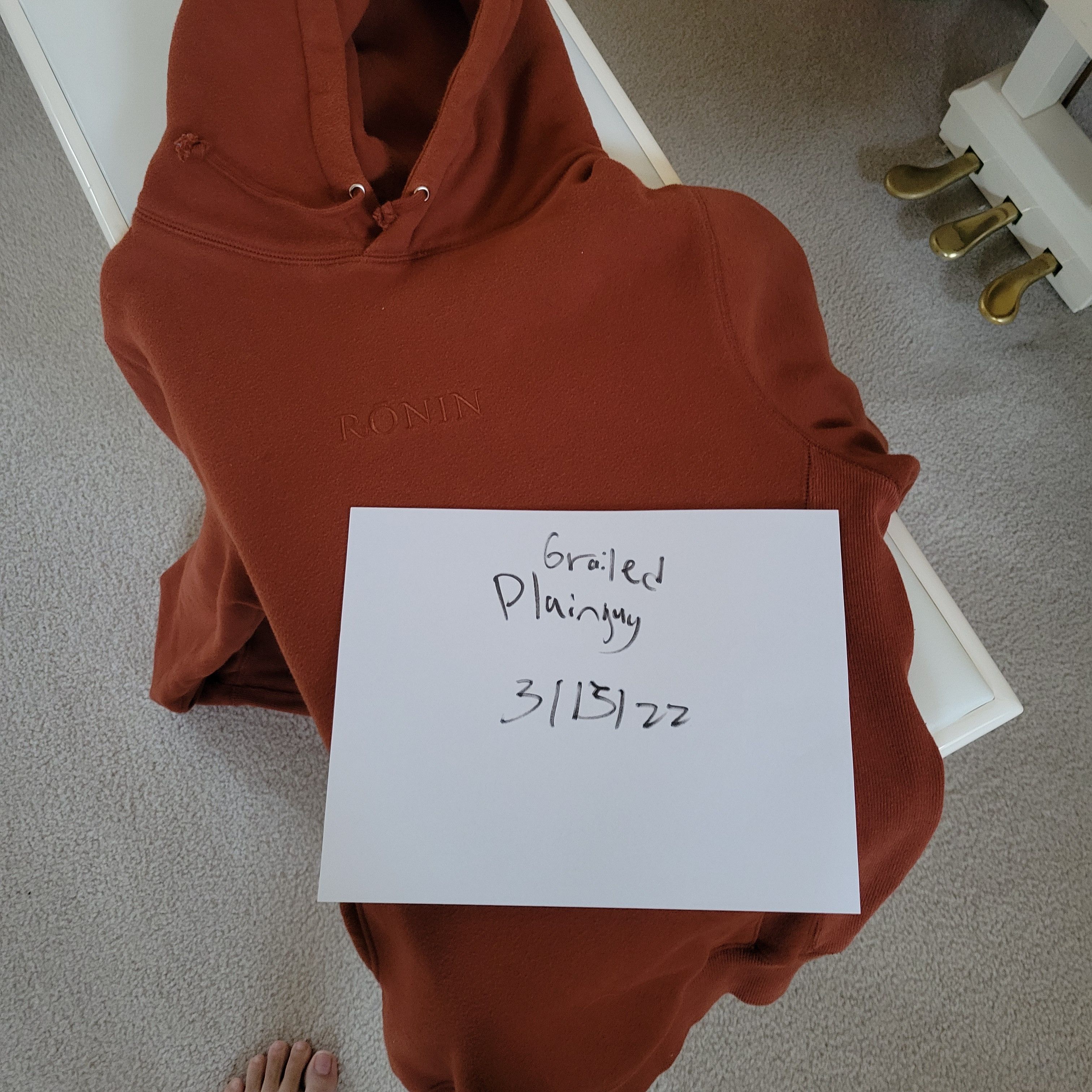 Ronin Division Ronin Division Cognac Tonal Hoodie Size US M / EU 48-50 / 2 - 4 Thumbnail