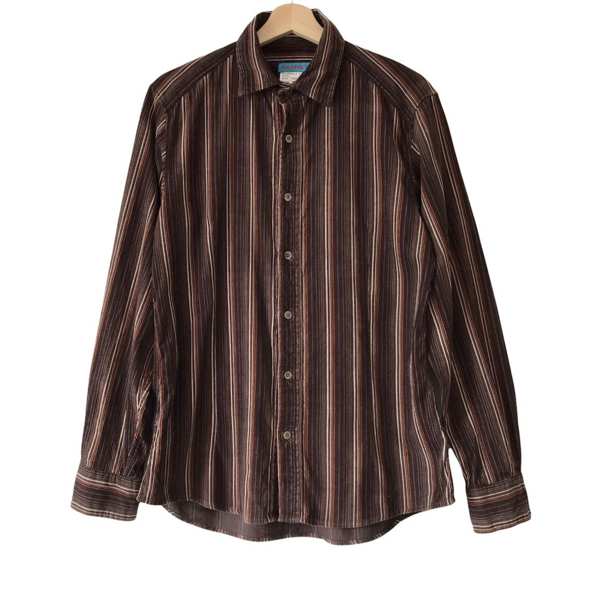 Katharine Hamnett London Authentic Vintage Katharine Hamnett London Stripe Shirt L Size US L / EU 52-54 / 3 - 1 Thumbnail