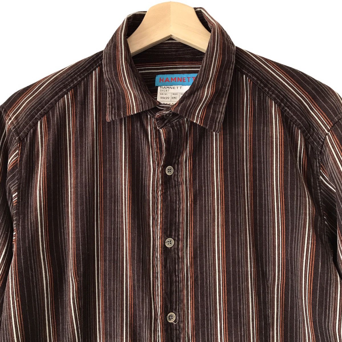 Katharine Hamnett London Authentic Vintage Katharine Hamnett London Stripe Shirt L Size US L / EU 52-54 / 3 - 3 Thumbnail