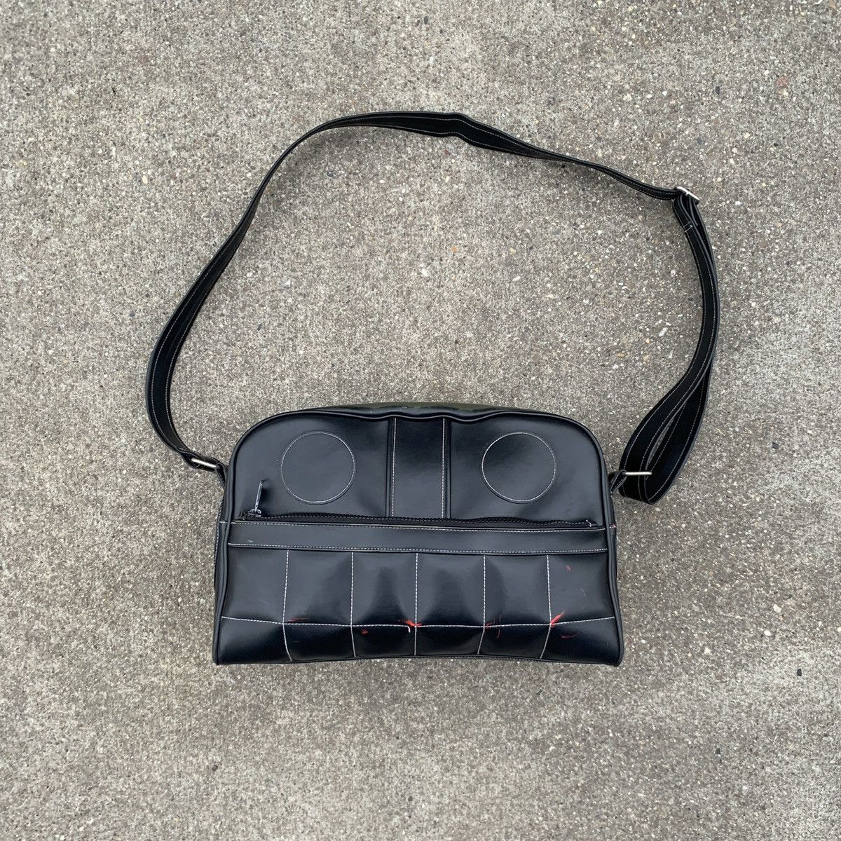 W< × Walter Van Beirendonck Leather Messenger Bag | Grailed