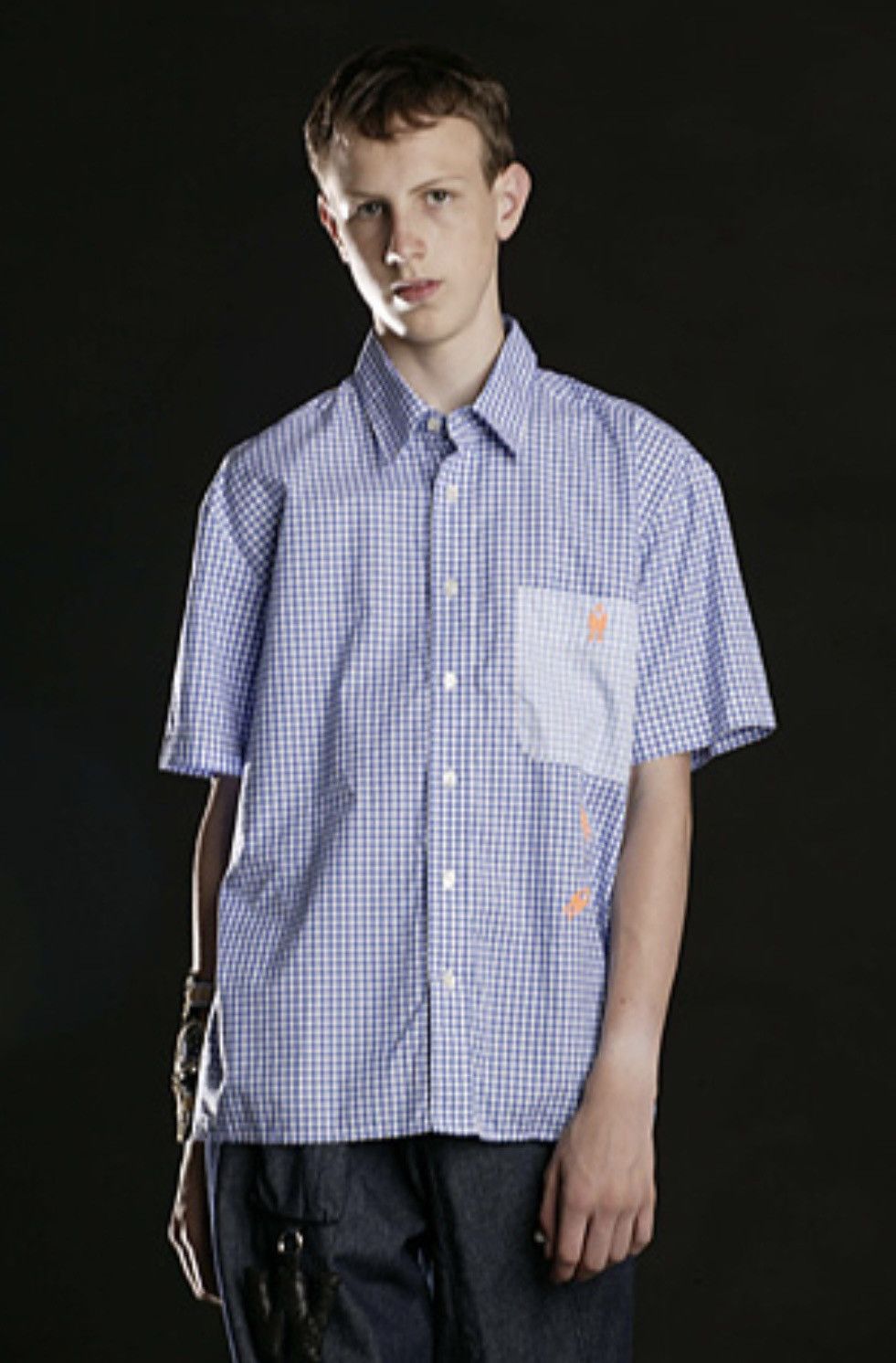 Walter Van Beirendonck Walter Van Beirendonck Futureday short sleeve button-up Size US M / EU 48-50 / 2 - 10 Thumbnail