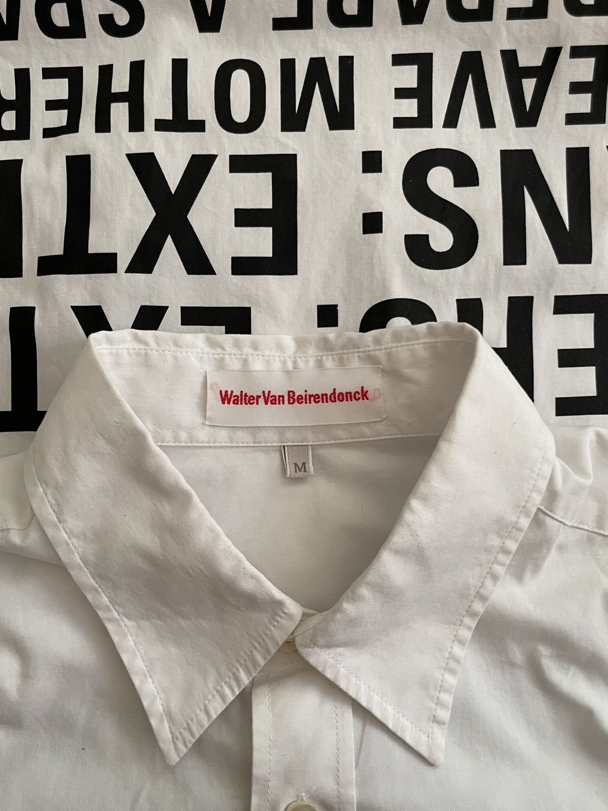 Walter Van Beirendonck Walter Van Beirendonck Futureday short sleeve button-up Size US M / EU 48-50 / 2 - 8 Thumbnail