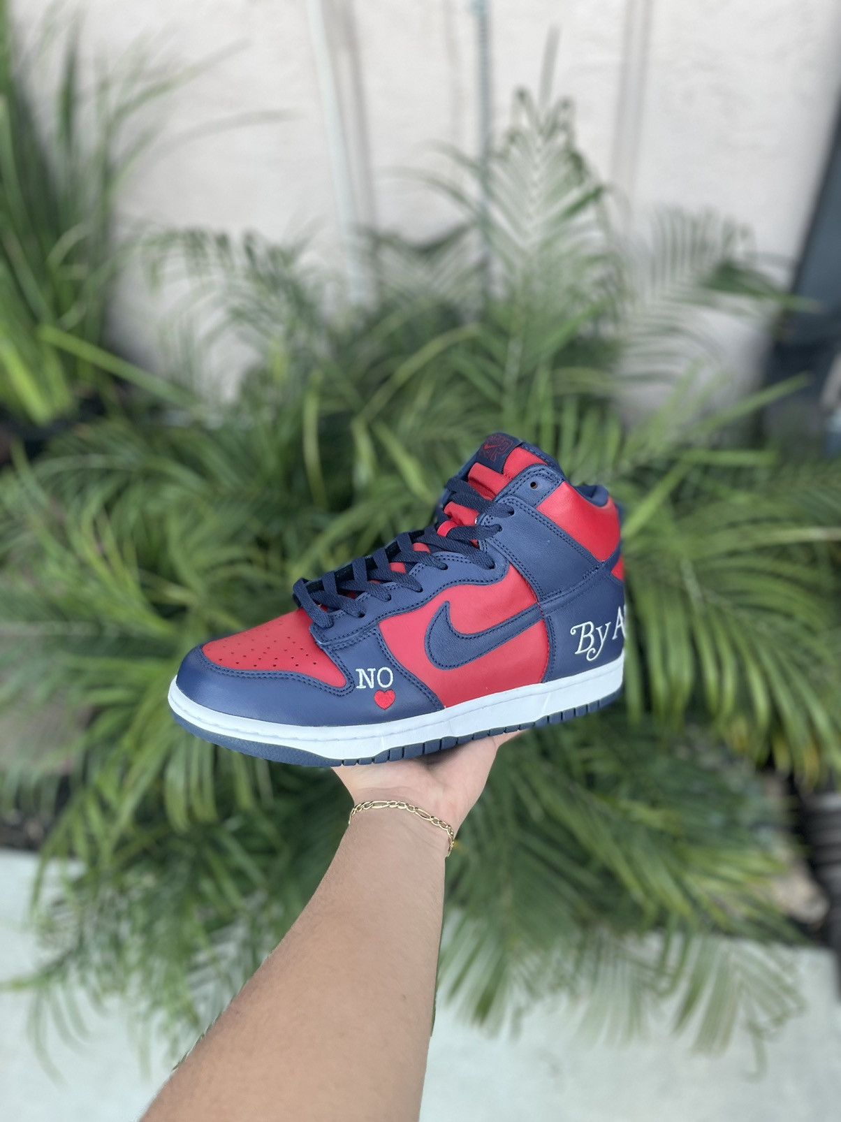 Nike × Supreme Supreme Dunk High Navy/Blue Size US 10 / EU 43 - 1 Thumbnail