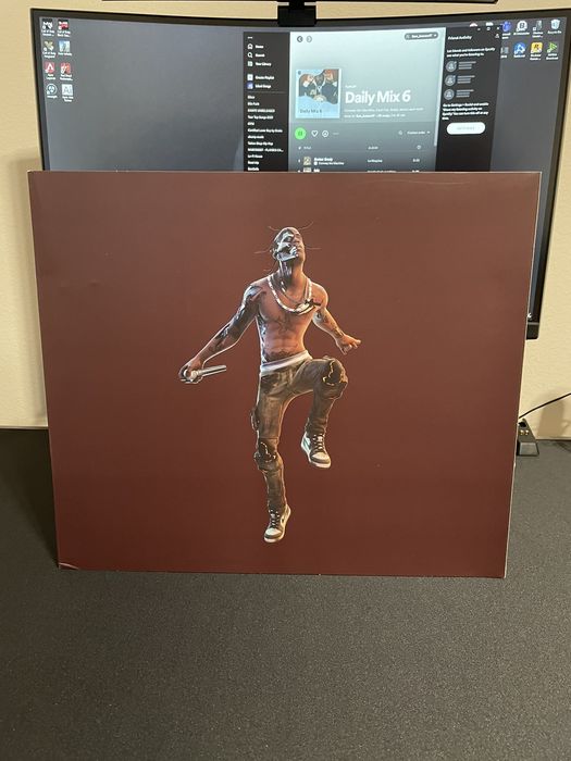 Travis Scott Travis Scott x Fortnite 12" Action Figure Duo Set | Grailed