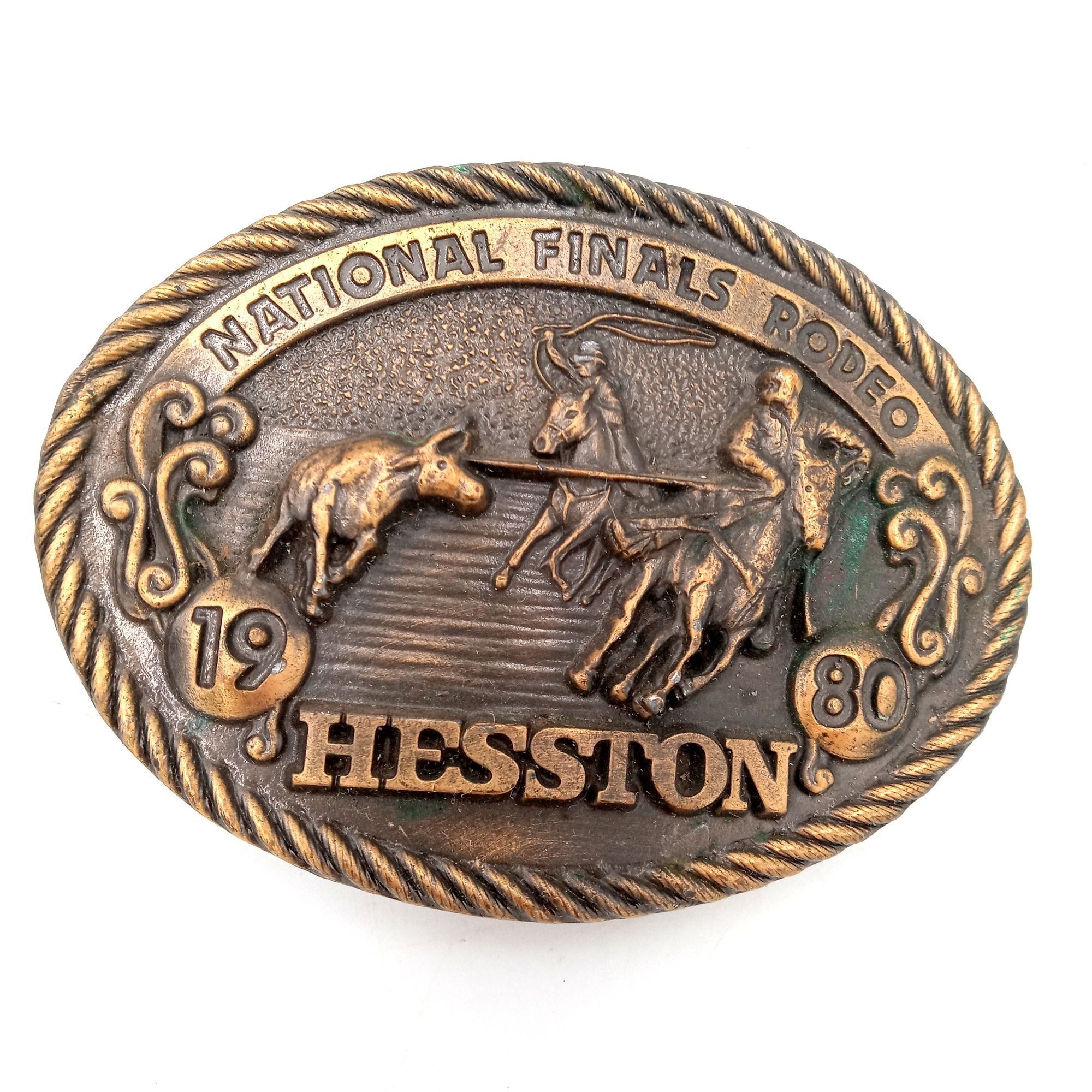 Other 1980 National Finals Rodeo Buckle Team Roping NFR Hesston | Grailed