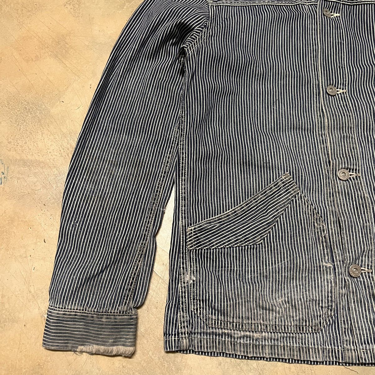 Journal Standard Journal Standard Workwear Hickory Denim Jacket Distressed Size US M / EU 48-50 / 2 - 2 Thumbnail