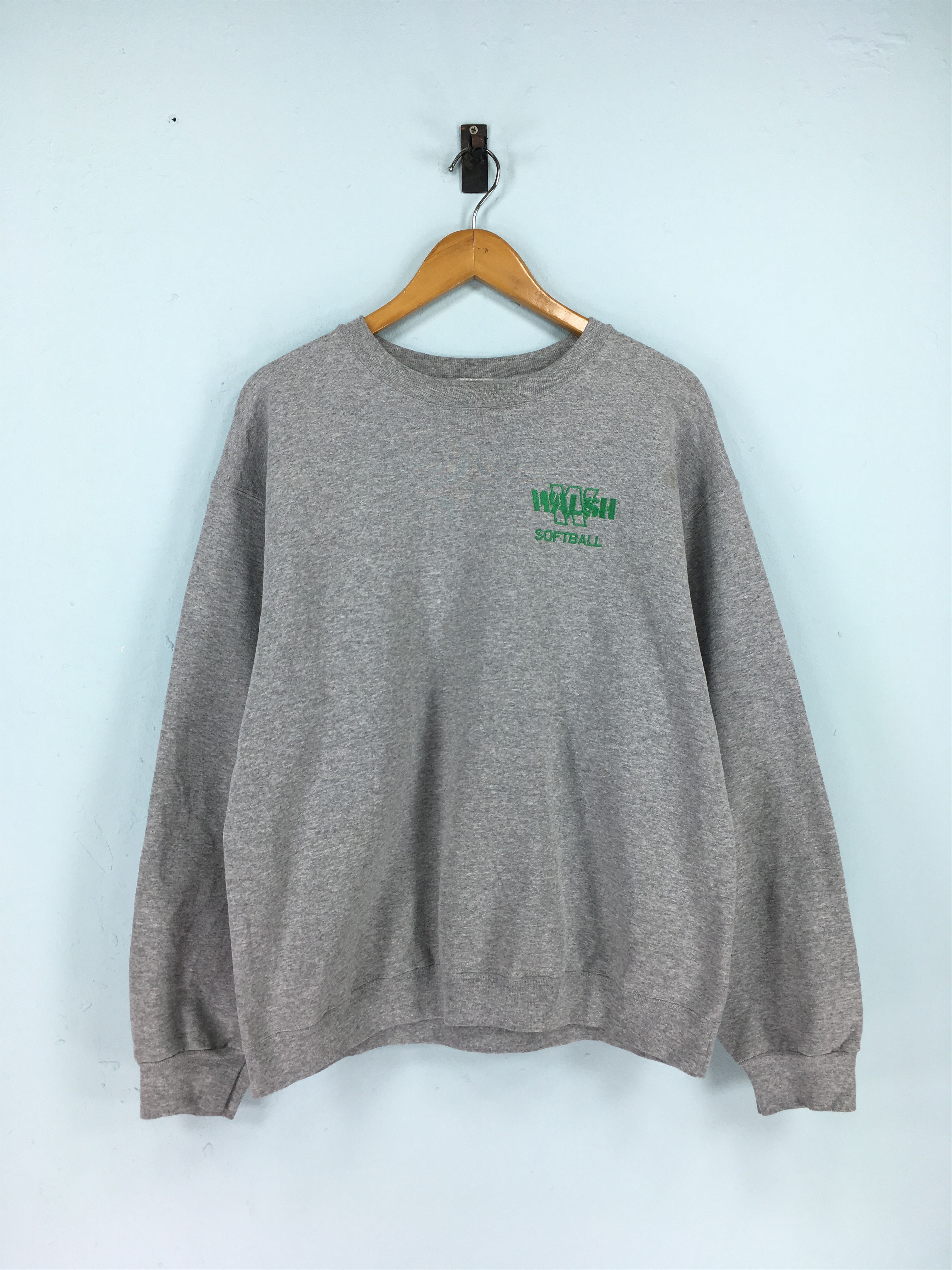 Vintage Walsh University Pullover Sweatshirt Unisex Size L - Main Image