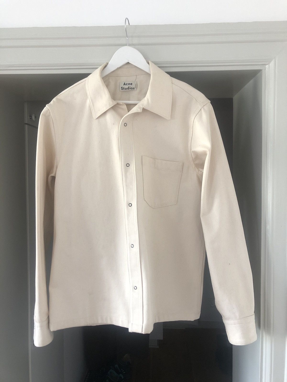 Pre-owned Acne Studios Grail  Button Up Shirt Jacket In Multi