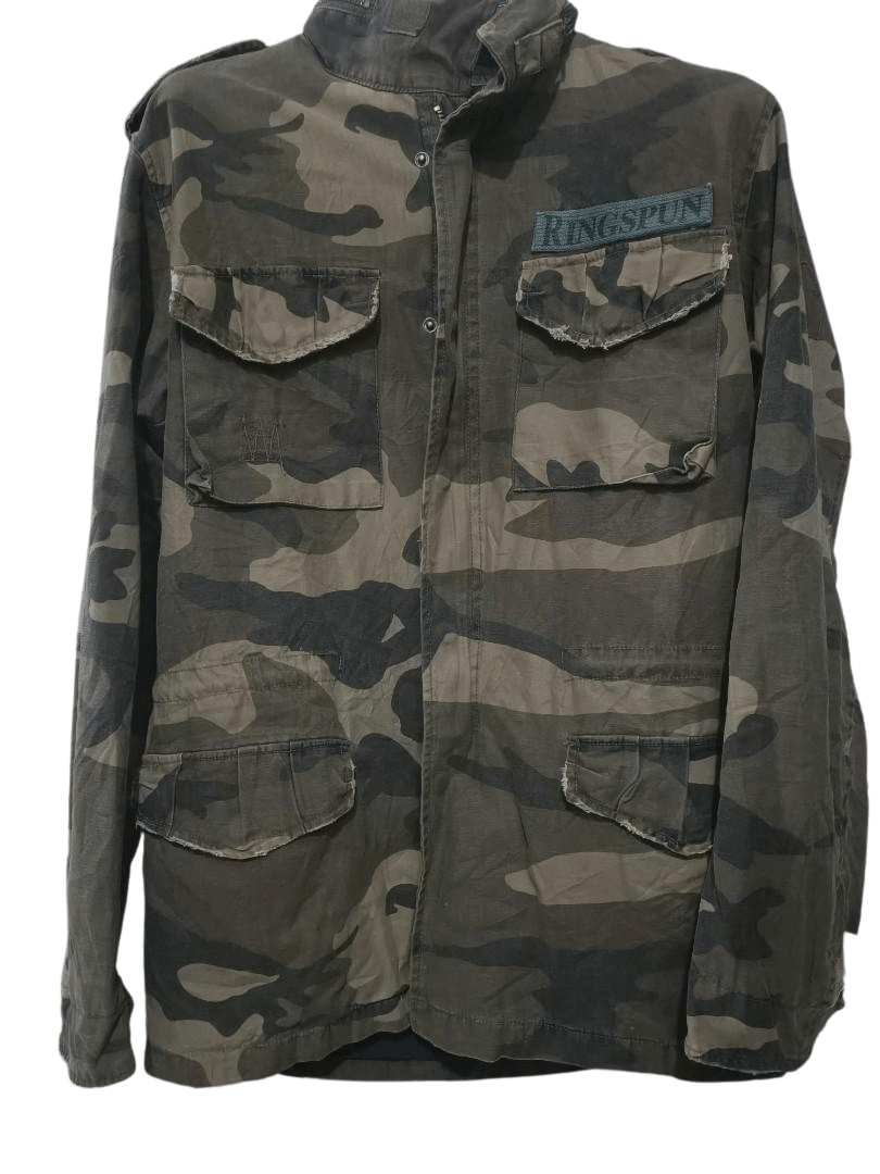 Camo Japanese Brand Ringspun Ringspun military fashion m65 camo jacket special edition Grailed