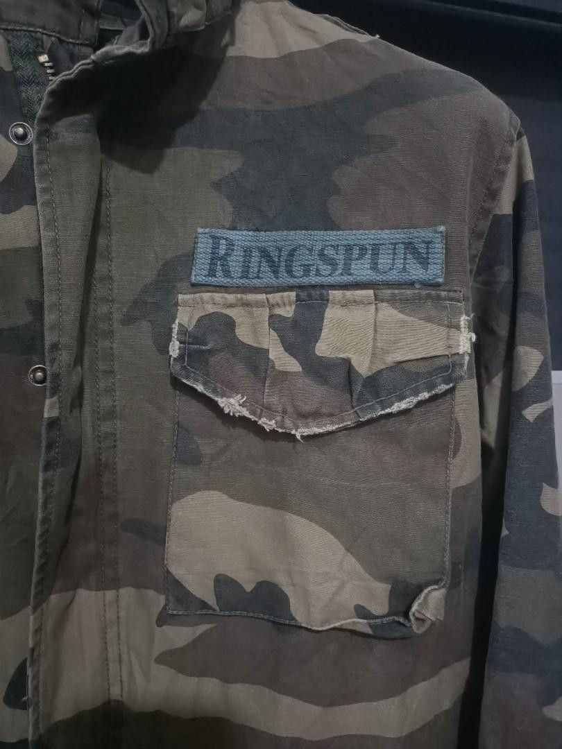 Japanese Brand × Ringspun Ringspun military fashion m65 camo jacket special edition Size US M / EU 48-50 / 2 - 3 Thumbnail