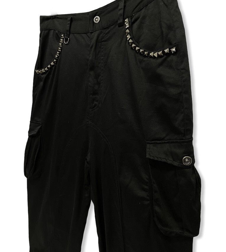 Japanese Brand BLACK BACCARA Designer Punk Jogger Cargo Pants Size US 29 - 3 Thumbnail