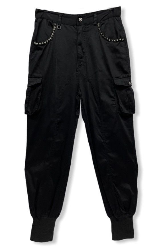 Japanese Brand BLACK BACCARA Designer Punk Jogger Cargo Pants Size US 29 - 2 Thumbnail