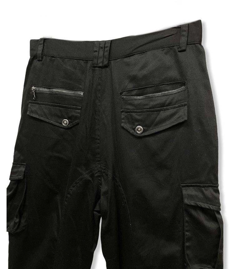 Japanese Brand BLACK BACCARA Designer Punk Jogger Cargo Pants Size US 29 - 5 Thumbnail