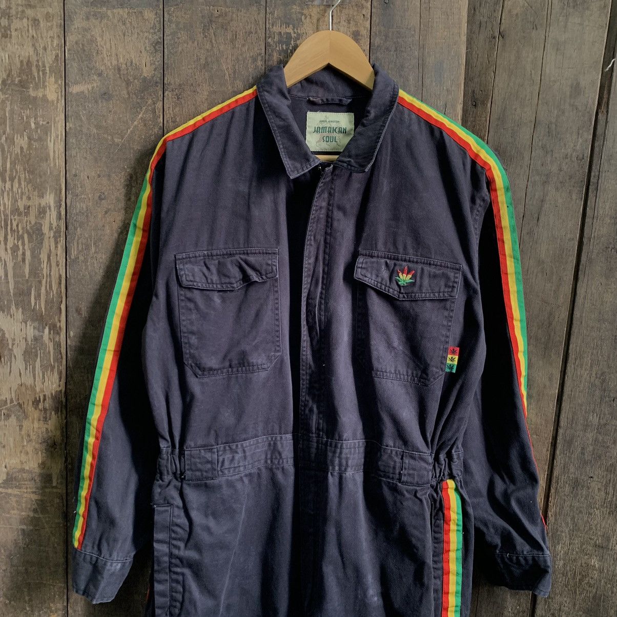 Japanese Brand Vintage Rasta Jamaica Overall Size US 34 / EU 50 - 5 Thumbnail