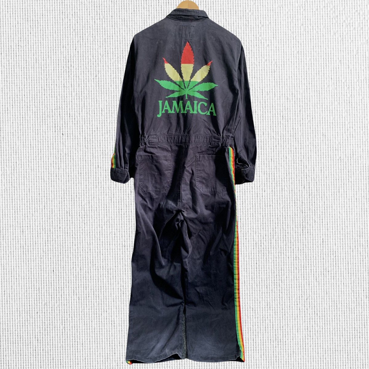 Japanese Brand Vintage Rasta Jamaica Overall Size US 34 / EU 50 - 1 Thumbnail