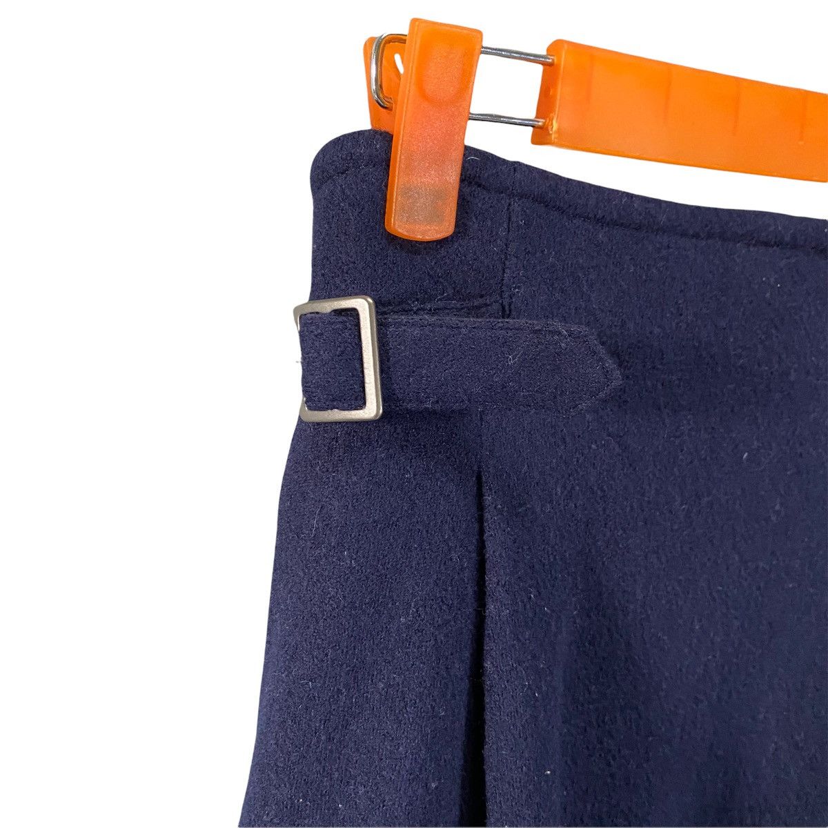 Japanese Brand Y's yohji yamamoto wool long skirt double side buckle Size 30" / US 8 / IT 44 - 7 Thumbnail