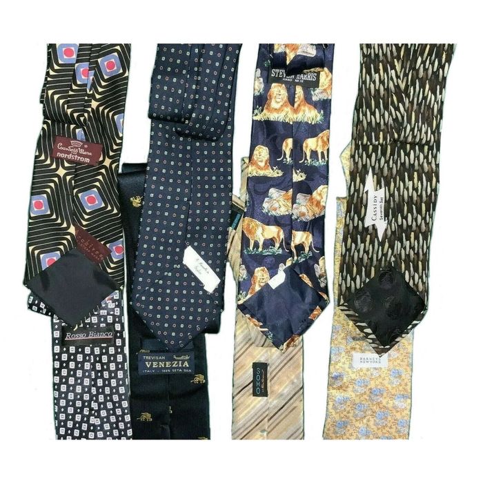 Barneys New York 8-Pack Ties Viara Barneys Rosso Bianko Venezia Steven ...