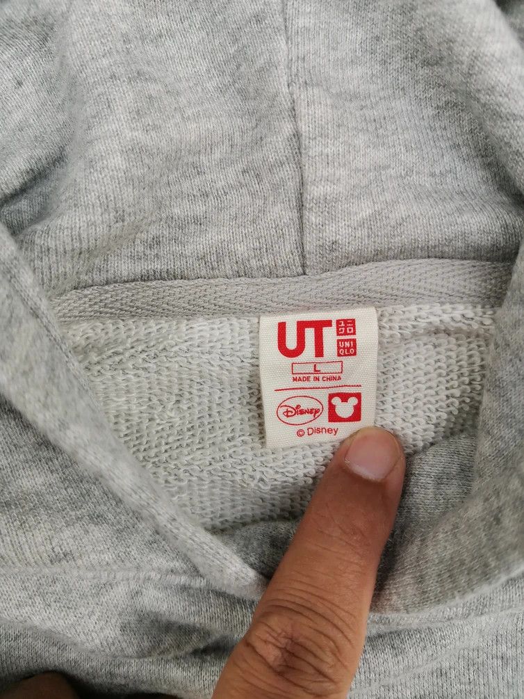 Japanese Brand × Mickey Mouse × Uniqlo Rare!!! UT Uniqlo Mickey Mouse Hoodie Sweatshirt Size US L / EU 52-54 / 3 - 5 Thumbnail