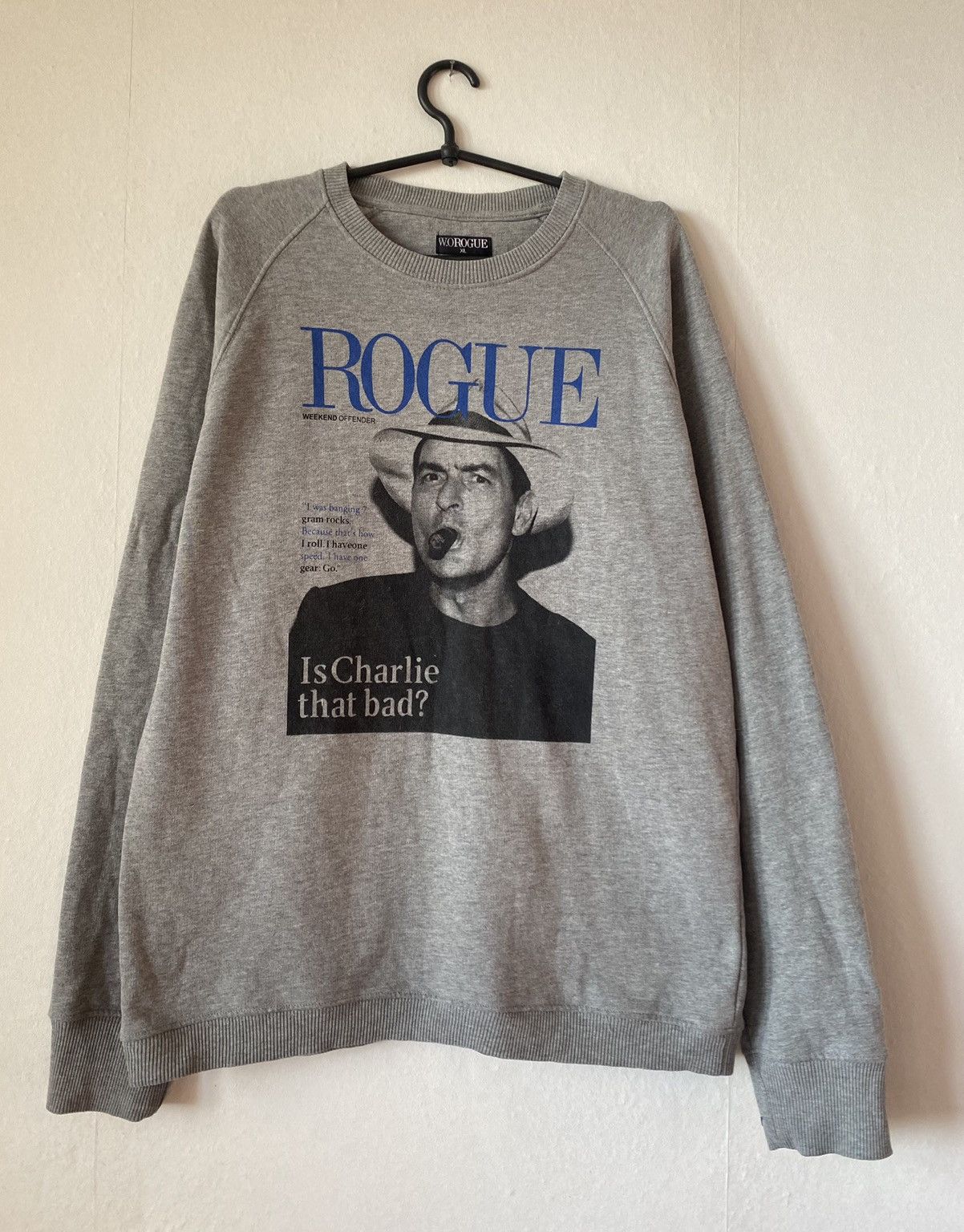 Other UK Soccer Jersey Vintage Weekend Offender Charlie Sheen sweatshirt Grailed