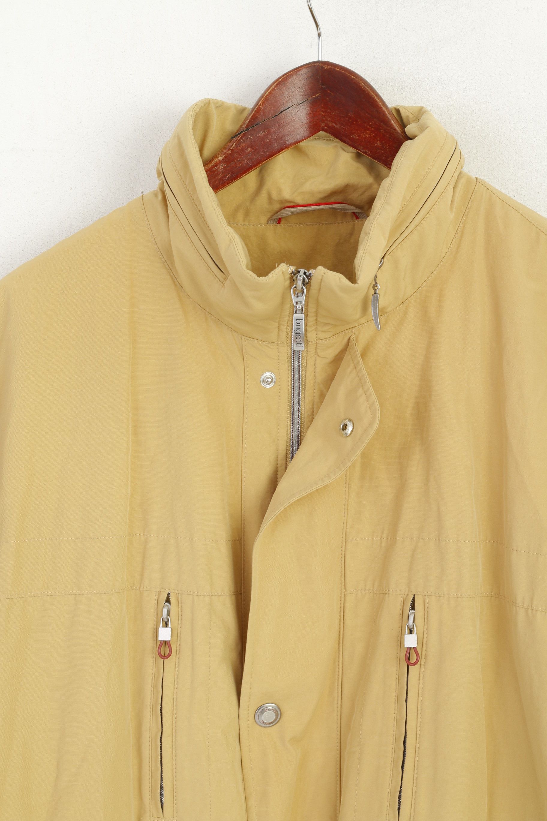 Bugatti Bugatti Gore-Tex Men 27 XL Jacket Camel Full Zipper 1630 Size US XL / EU 56 / 4 - 3 Thumbnail