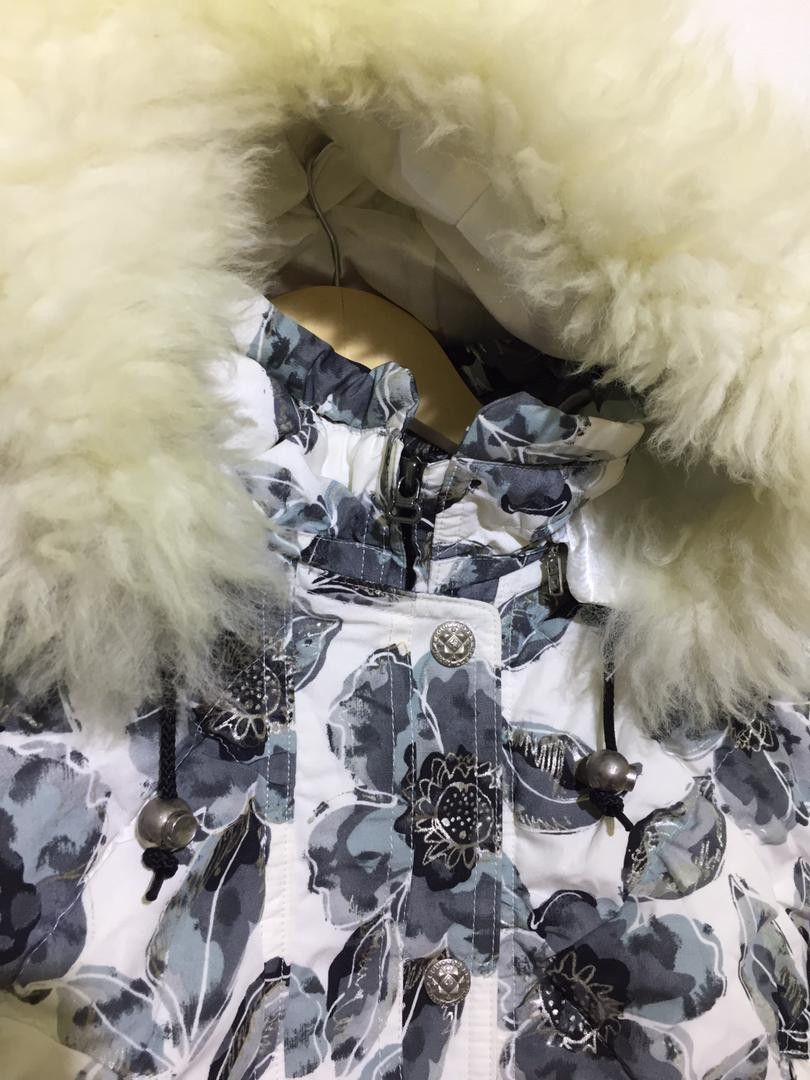 Courreges Courrèges Sport Futur Floral Puffer Jacket w/ Faux Fur Hood Size M / US 6-8 / IT 42-44 - 7 Thumbnail