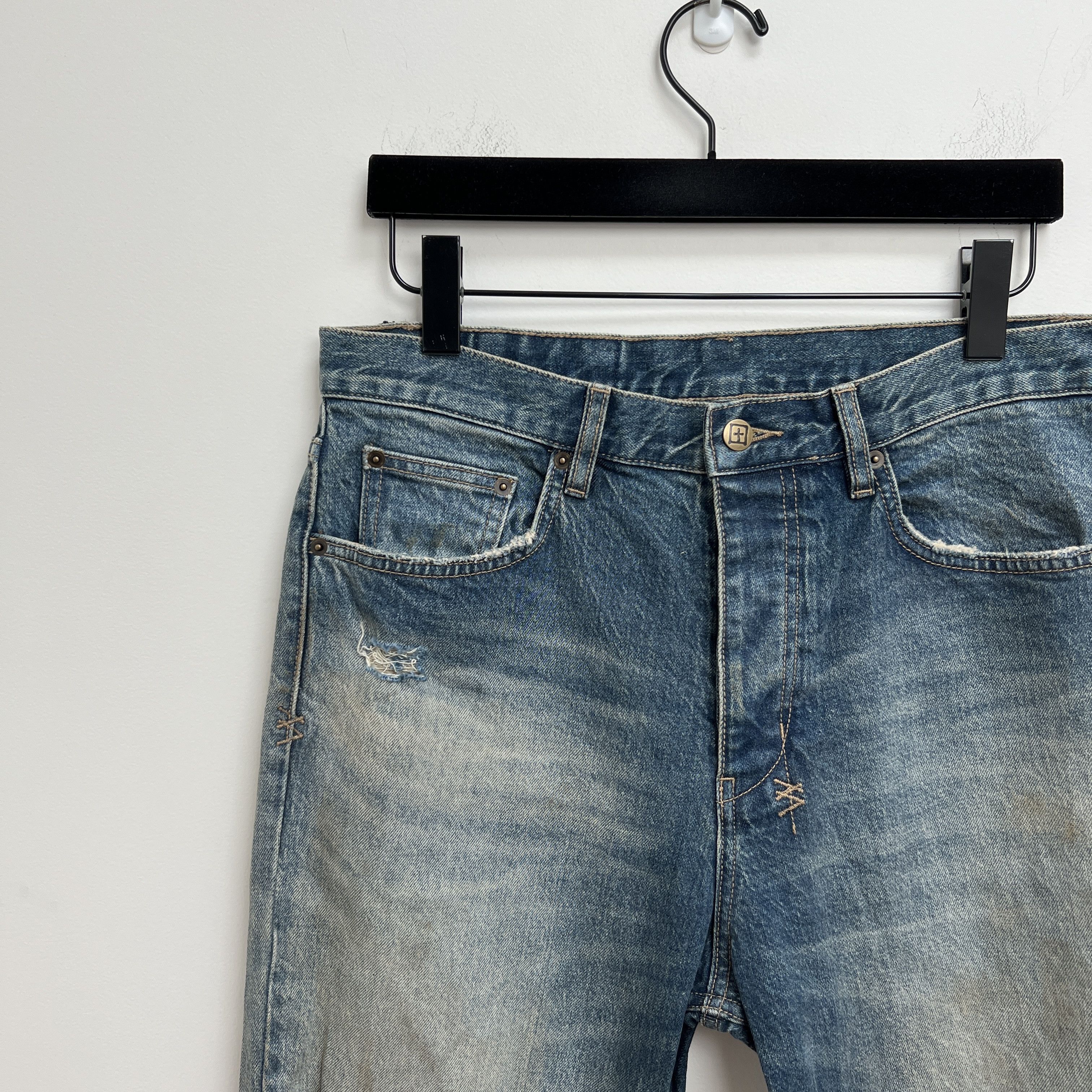 Ksubi anti k originate trashed blue Size US 32 / EU 48 - 4 Thumbnail