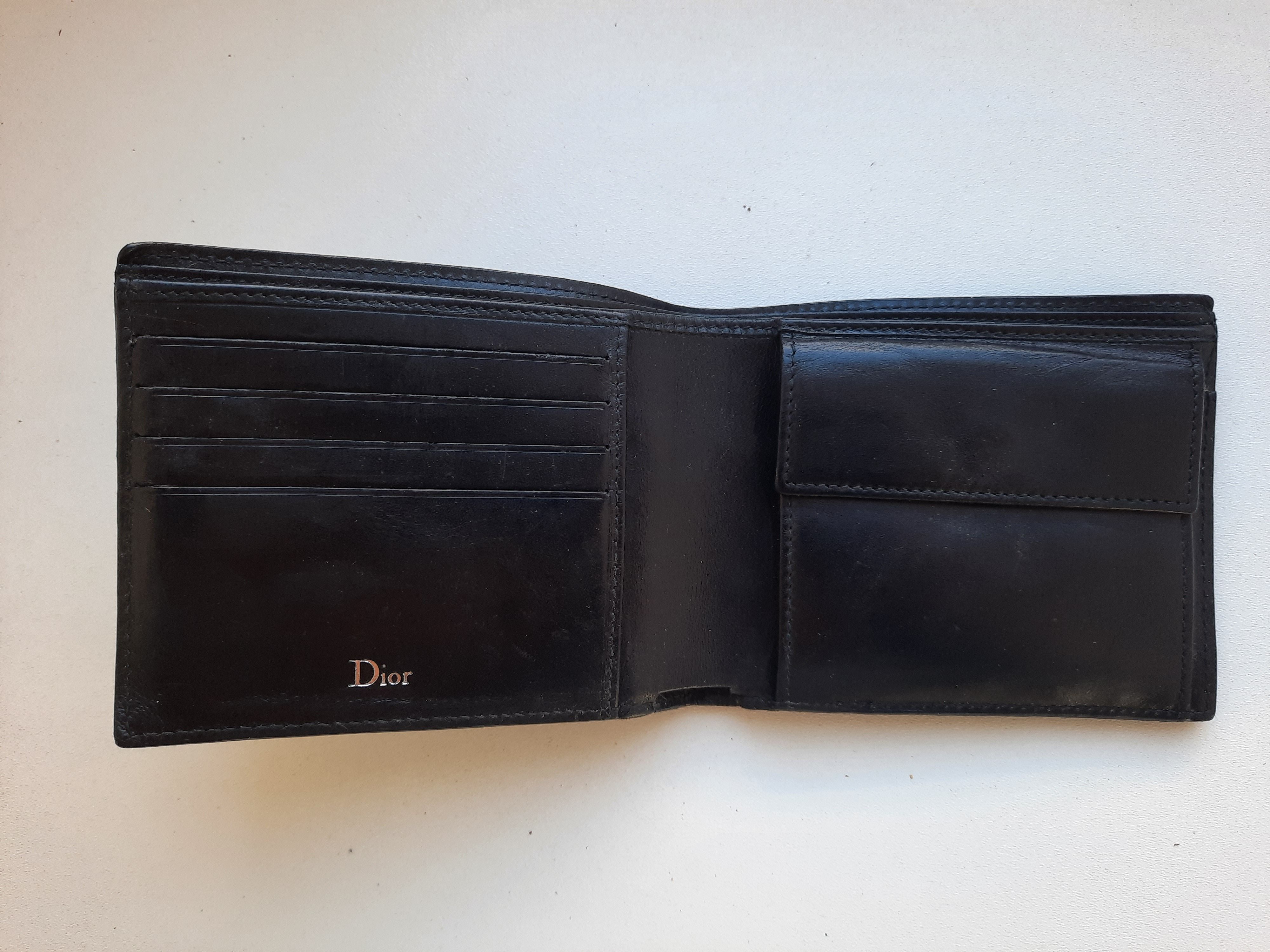 Dior × Hedi Slimane Dior Homme Hedi Slimane Leather Wallet