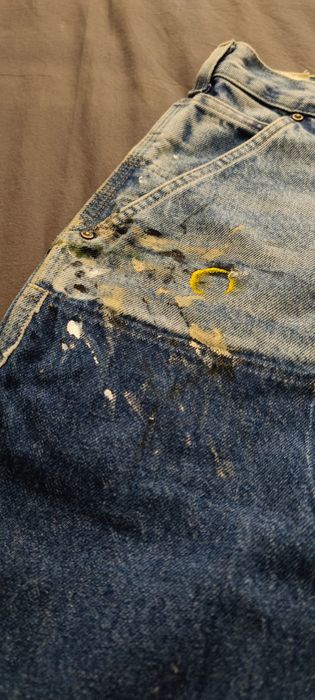 Sole ET. Al Metro Flared Carpenter Denim Jeans : Black 36”