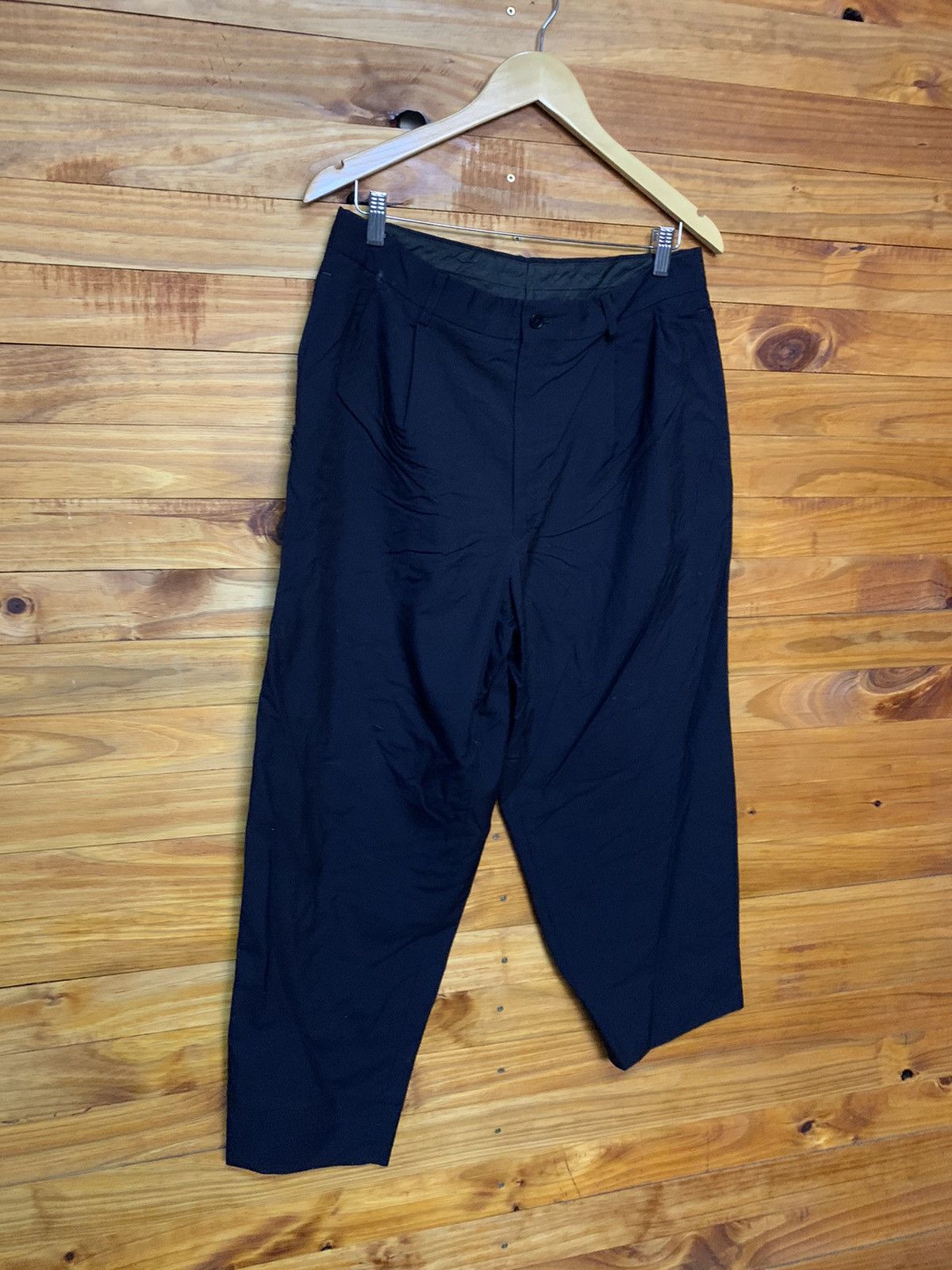 Yohji Yamamoto Vintage AAR YOHJI YAMAMOTO WOOL TROUSER Size US 31 - 2 Thumbnail