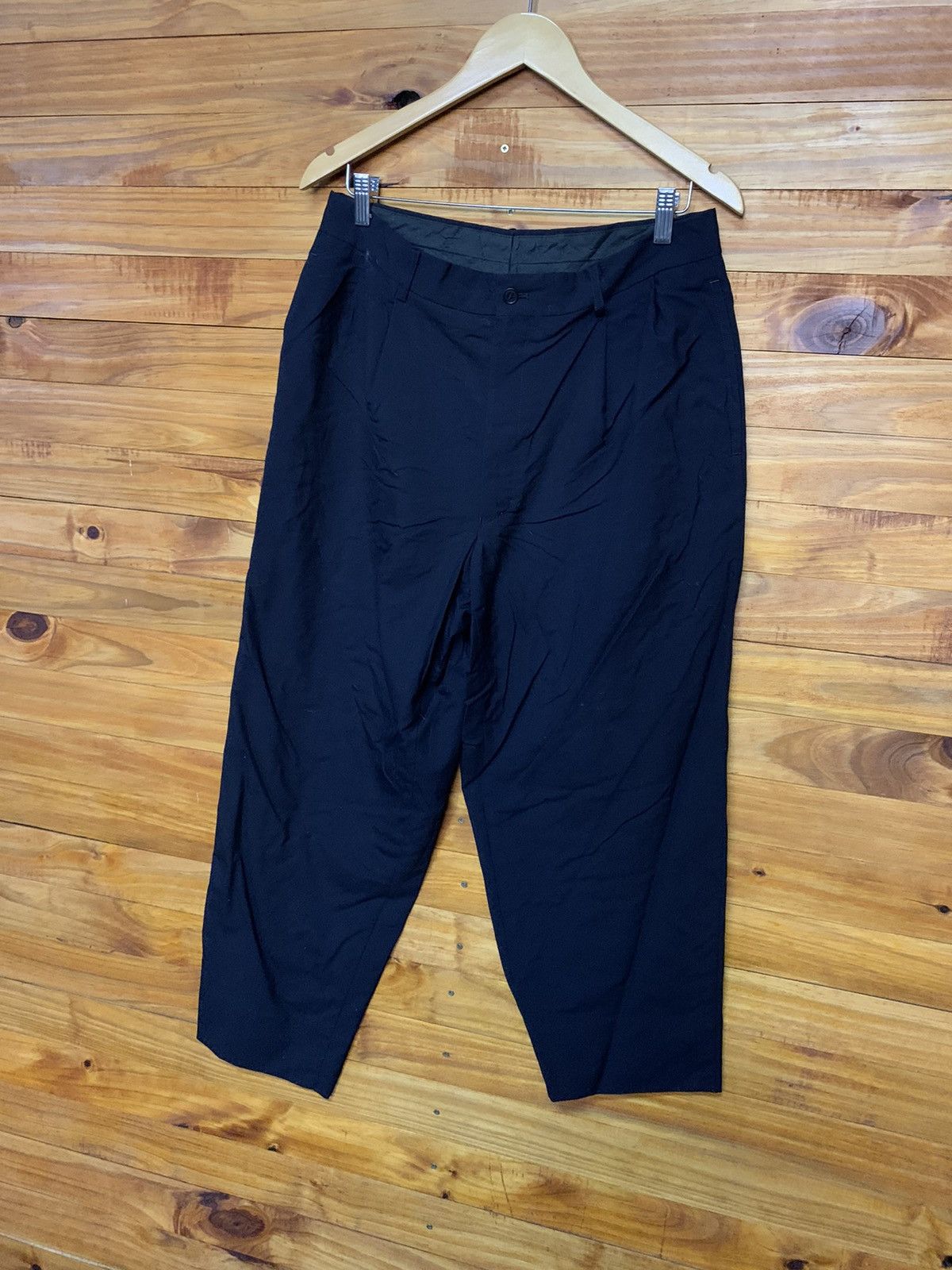 Yohji Yamamoto Vintage AAR YOHJI YAMAMOTO WOOL TROUSER Size US 31 - 3 Thumbnail