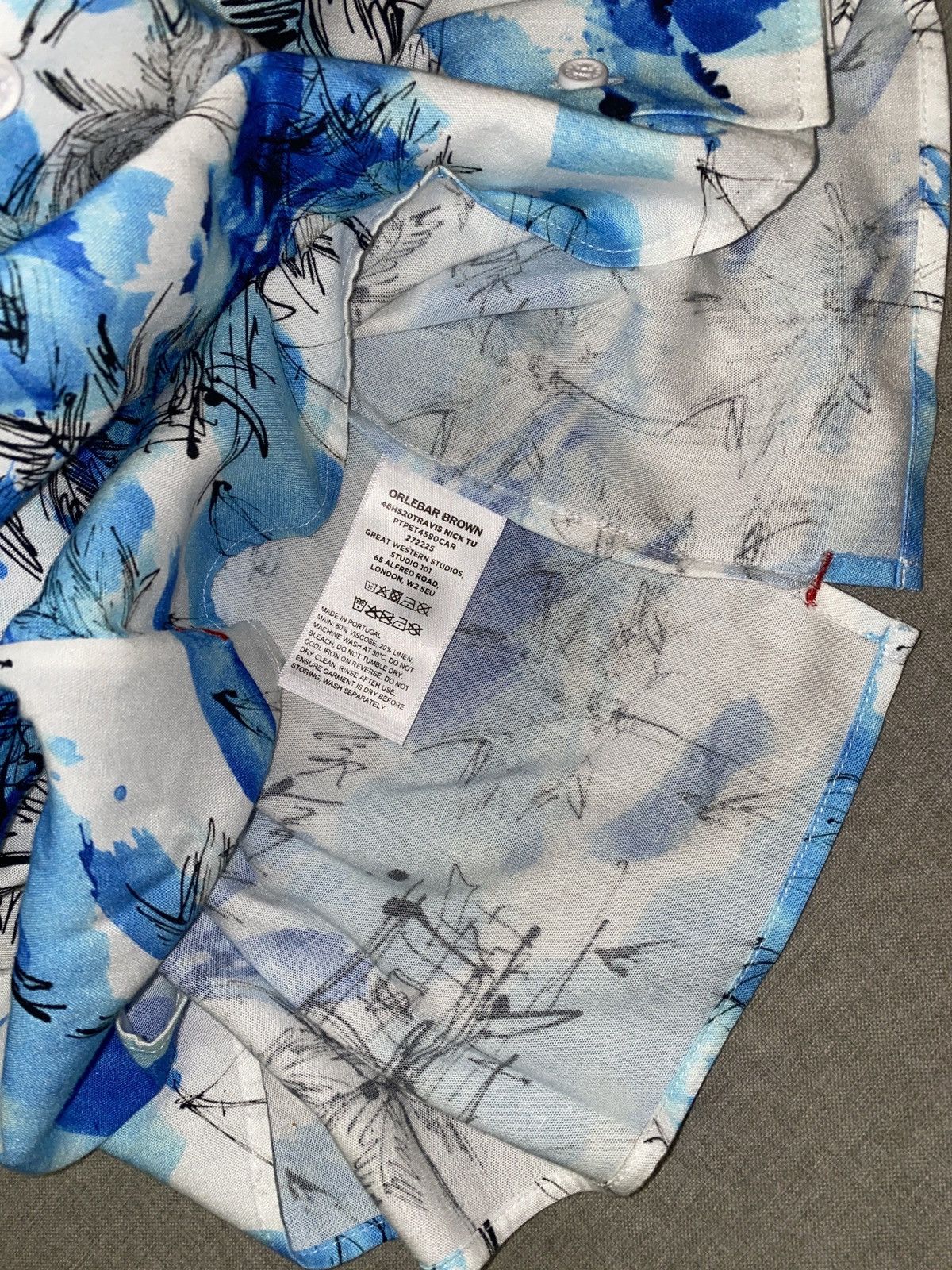 Orlebar Brown Orlebar Brown Nick Turner Travis shirt print Size L NWT Size US L / EU 52-54 / 3 - 5 Thumbnail