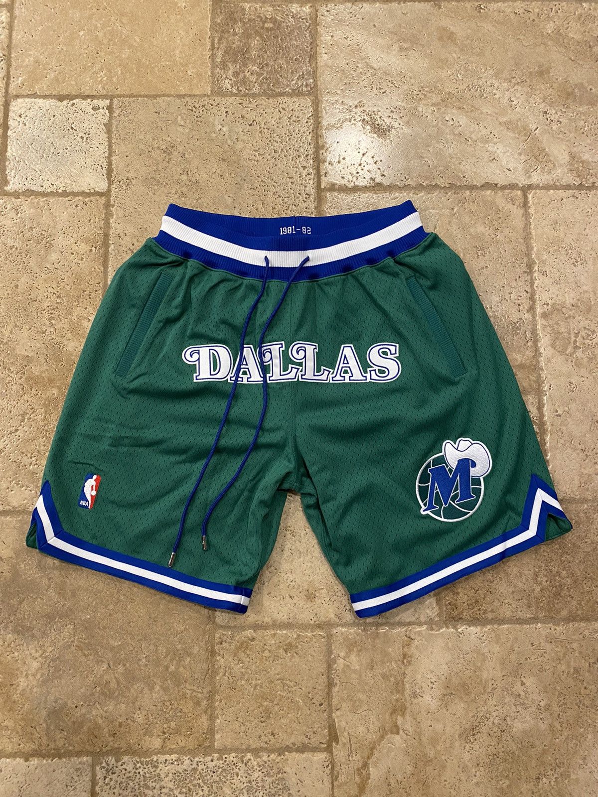 Just Don x Mitchell & Ness Dallas Mavericks shorts size medium BNWT