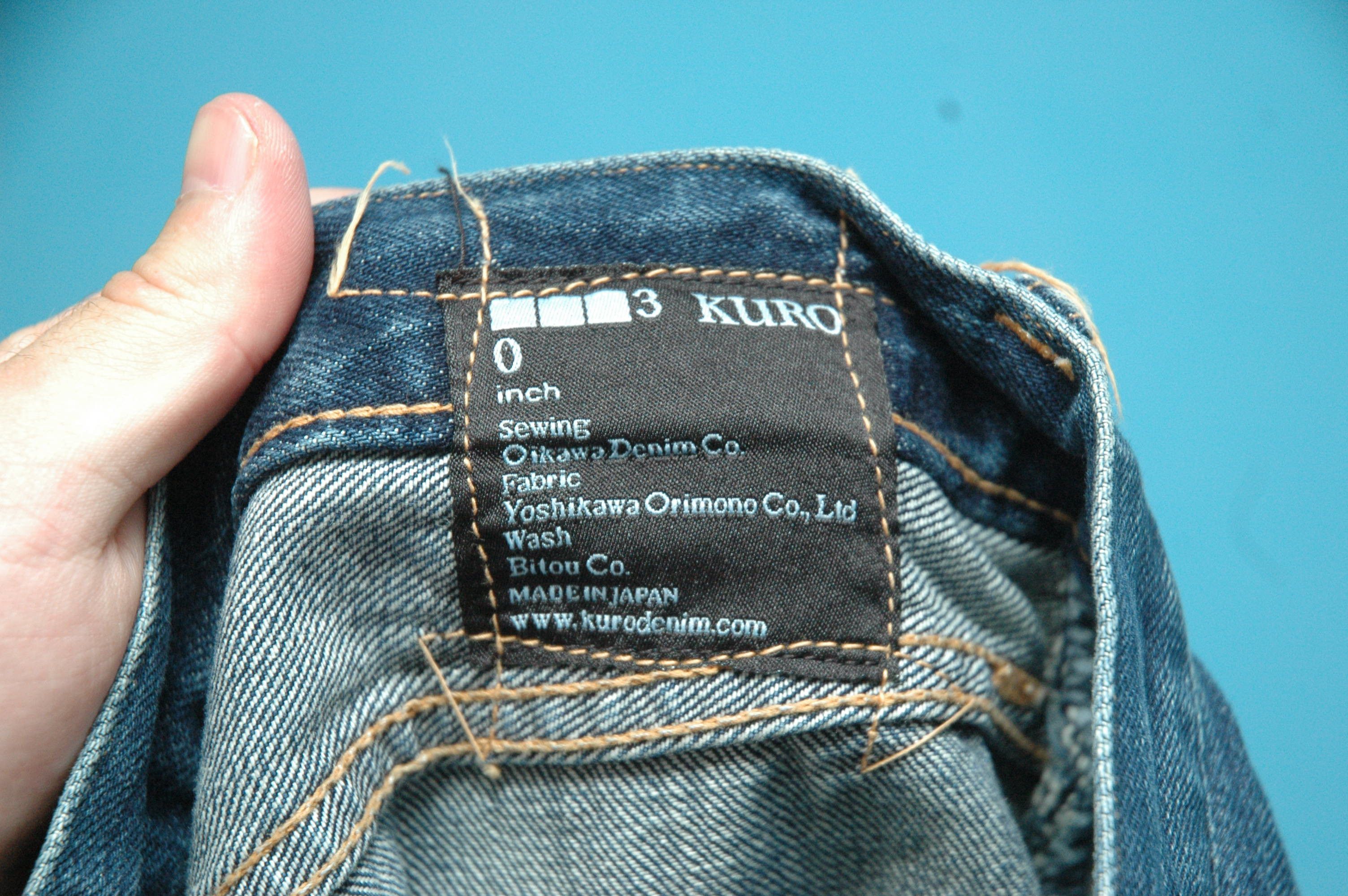 KURO NWT Kuro Japan Selvedge Denim Size US 30 / EU 46 - 7 Thumbnail