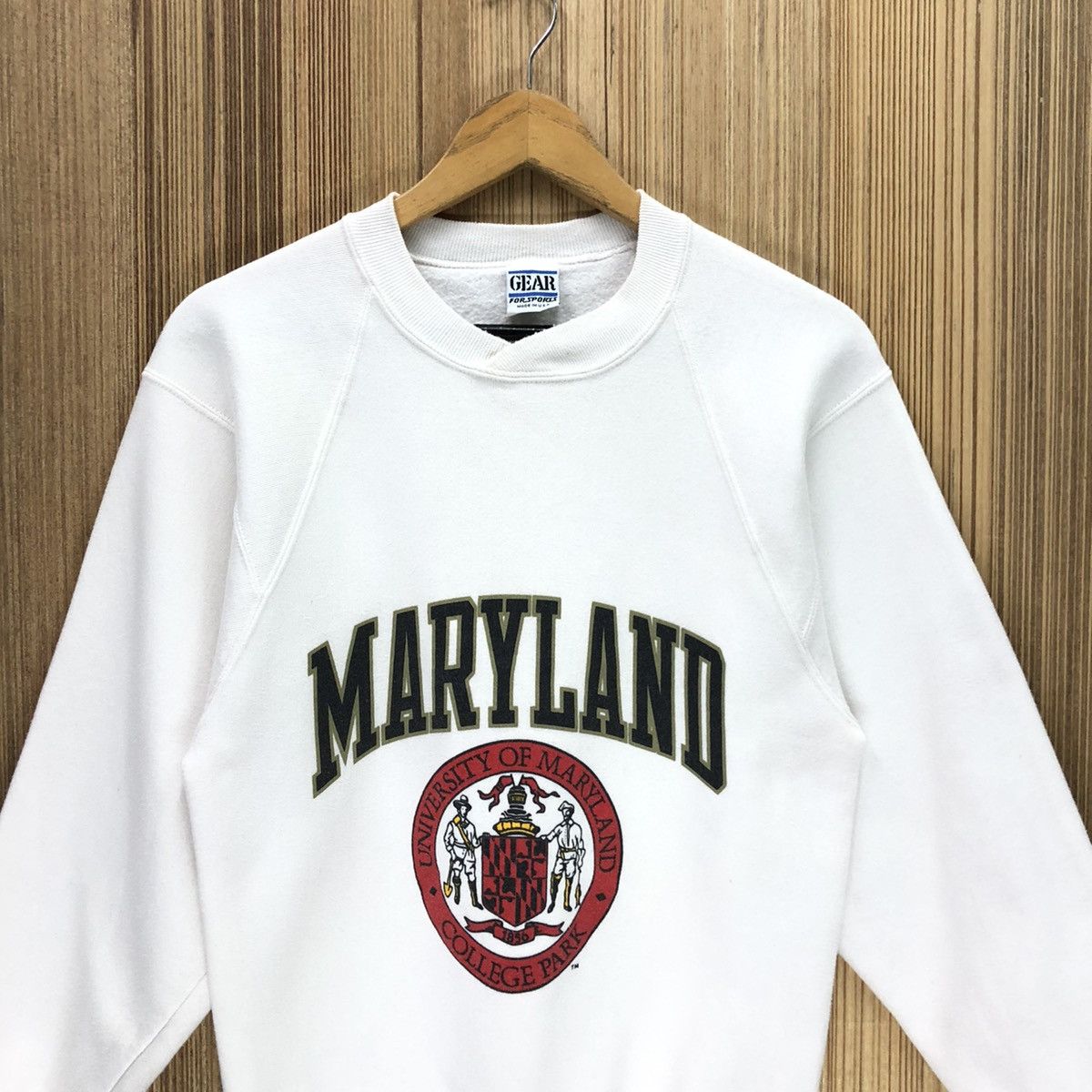 Other Vintage!!! University Of Maryland NCAA Big Logo Sweatshirt Size US S / EU 44-46 / 1 - 3 Thumbnail