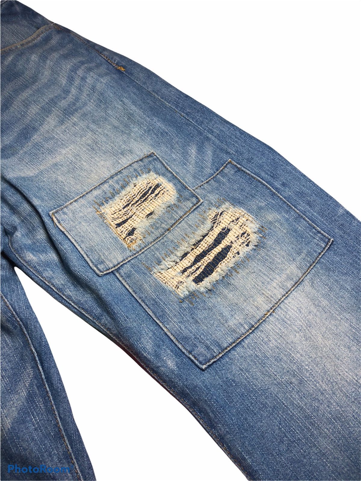 Japanese Brand × NO ID NO ID JAPANESSE PATCHES DENIM Size US 31 - 3 Thumbnail