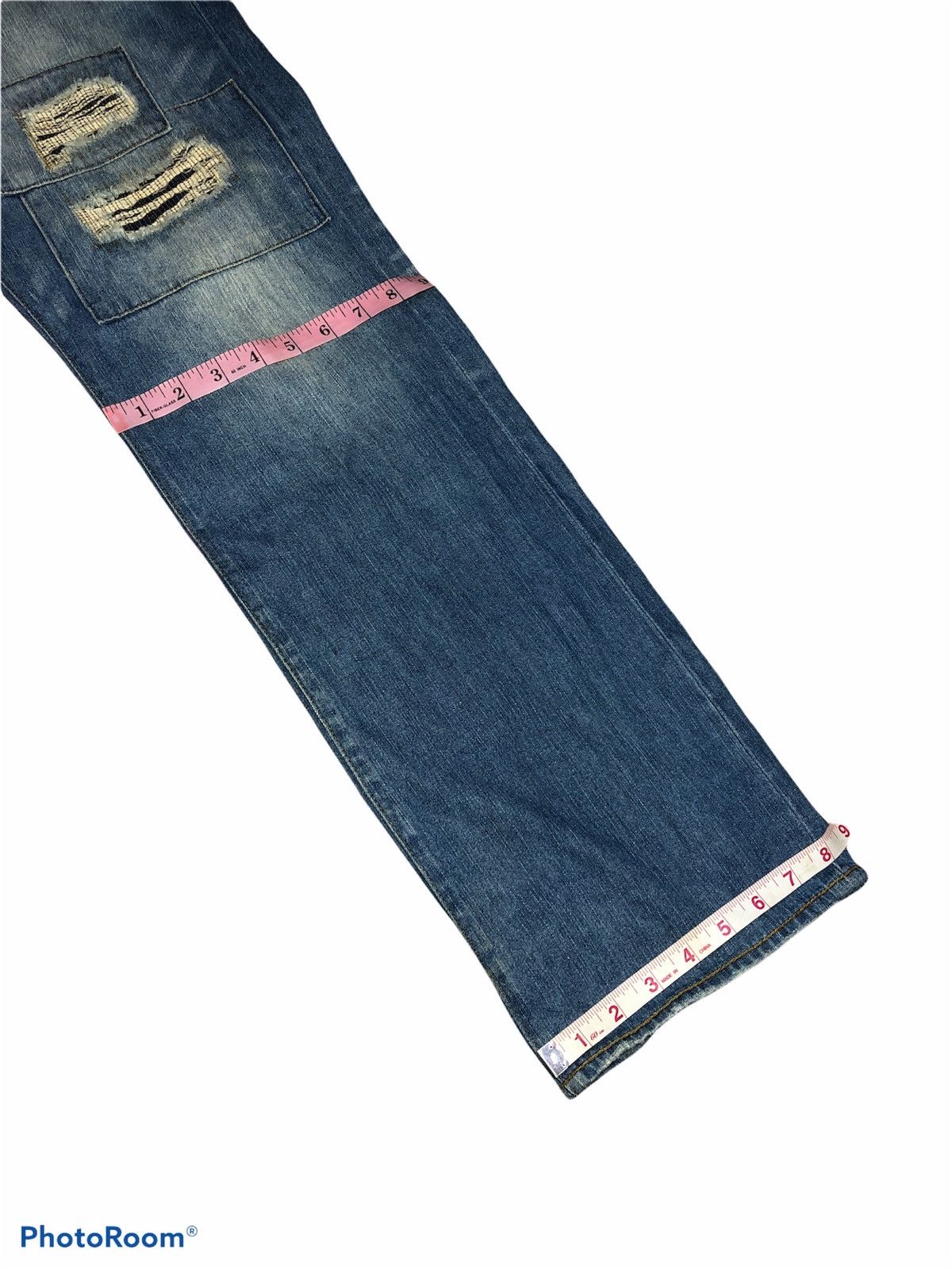 Japanese Brand × NO ID NO ID JAPANESSE PATCHES DENIM Size US 31 - 9 Thumbnail