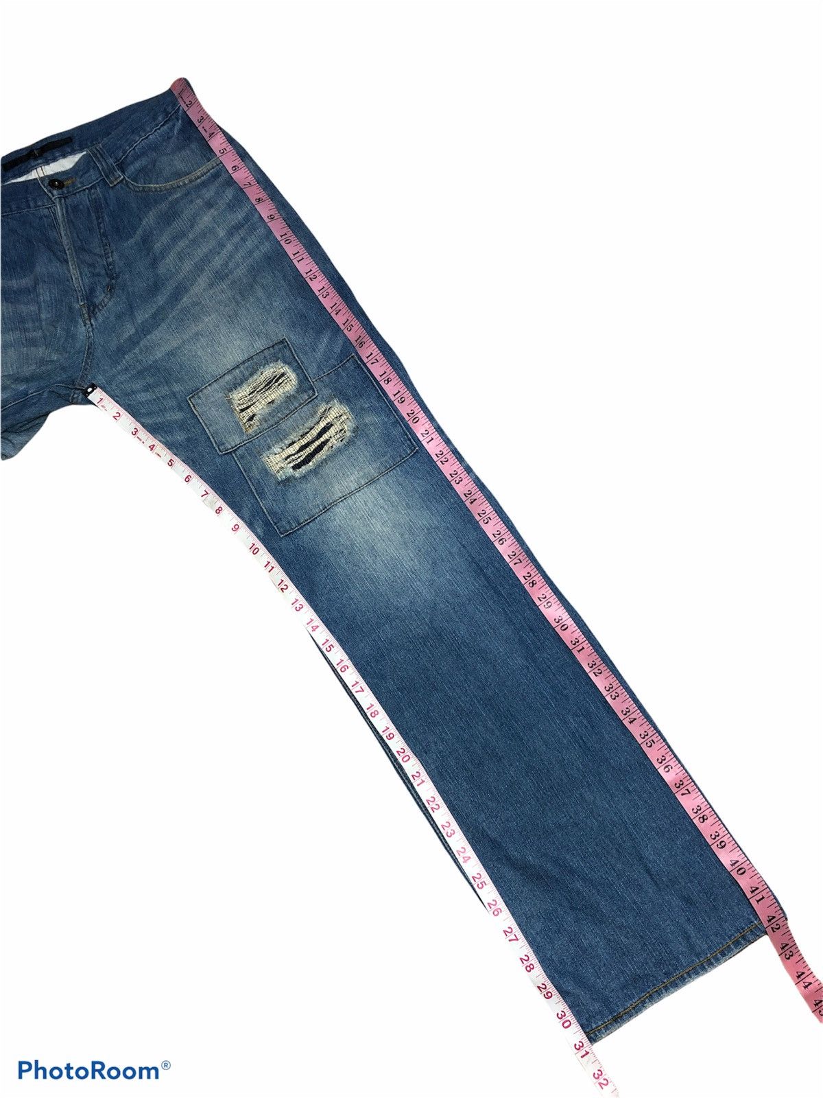 Japanese Brand × NO ID NO ID JAPANESSE PATCHES DENIM Size US 31 - 10 Thumbnail