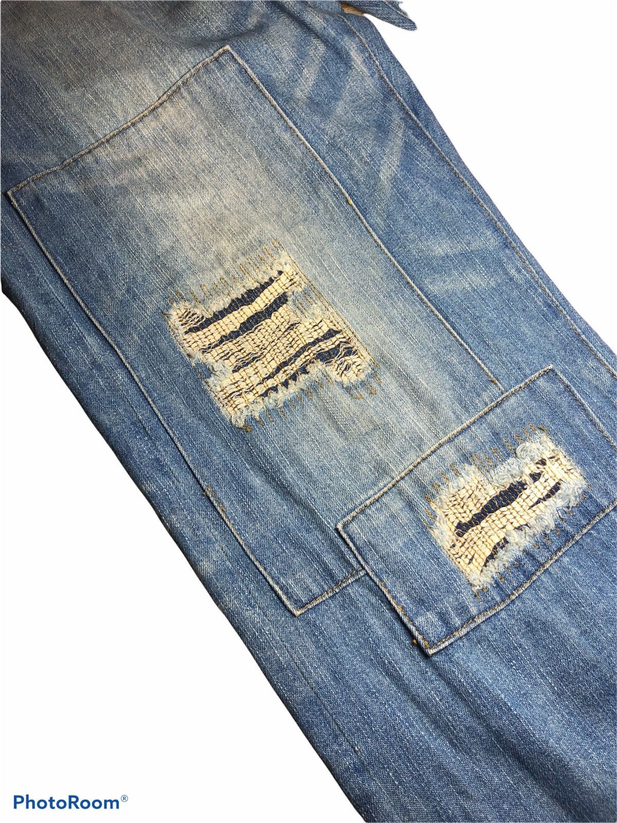 Japanese Brand × NO ID NO ID JAPANESSE PATCHES DENIM Size US 31 - 4 Thumbnail