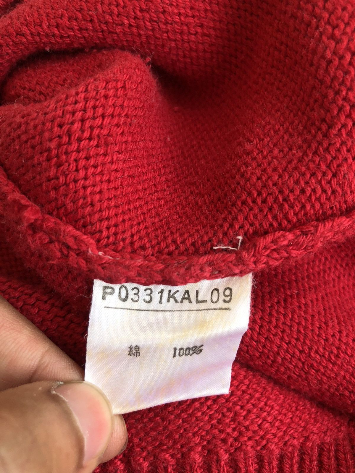 Karl Helmut GRAIL🔥90s Karl Helmut Bear "K" Logo Button Cardigan Sweater Size US L / EU 52-54 / 3 - 6 Thumbnail