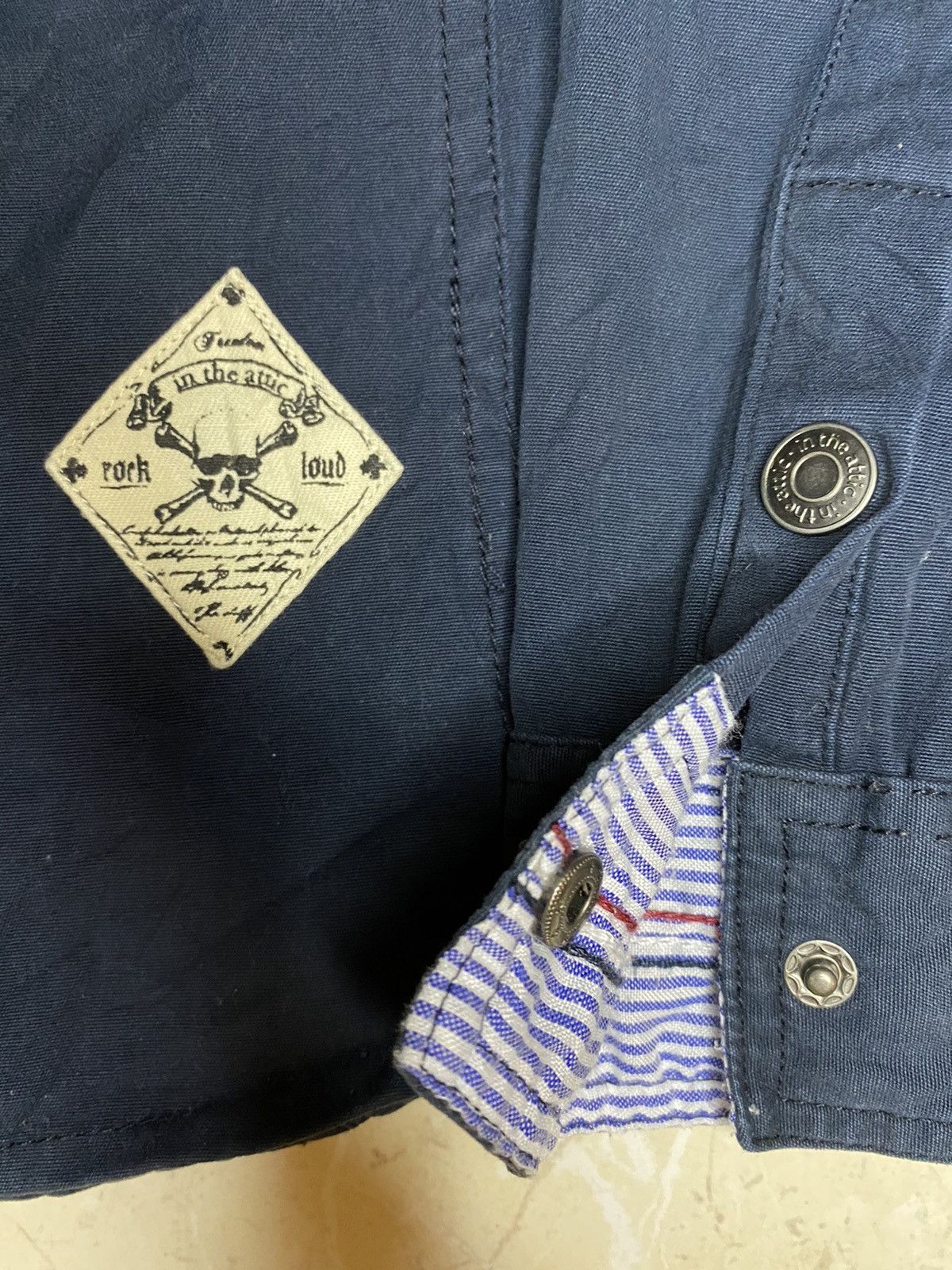 In The Attic Vintage Japanese In The Attic Cross Button Up LS Shirt Size US S / EU 44-46 / 1 - 6 Thumbnail